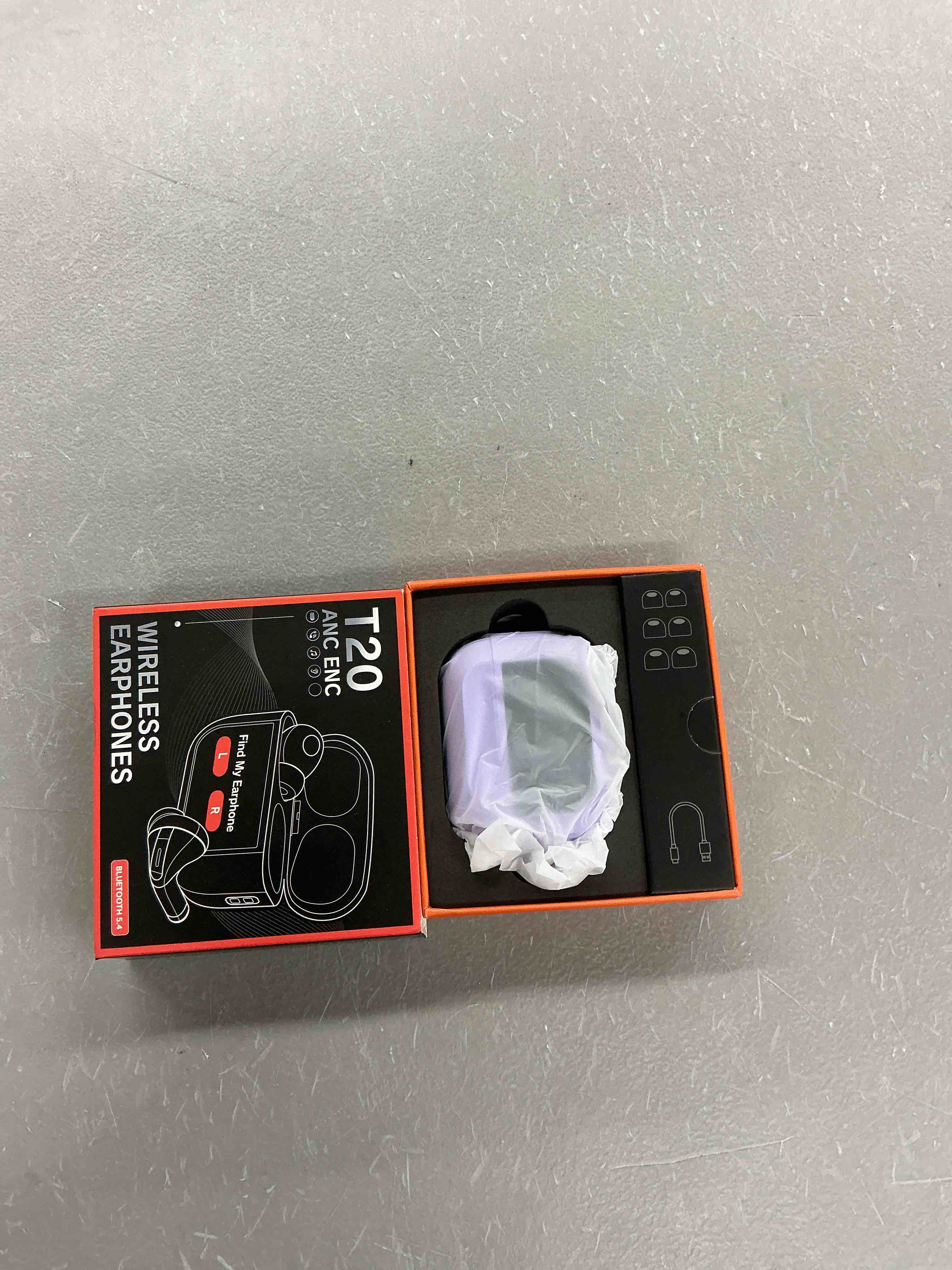 Condition photo showing Good Condition for bucephalus wireless earbuds, ear buds active noise cancelling with smart charging case, bluetooth 5.4 headphones, 48h playtime & bass stereo sound, compatible with iphone, android, pad - aurora purple
