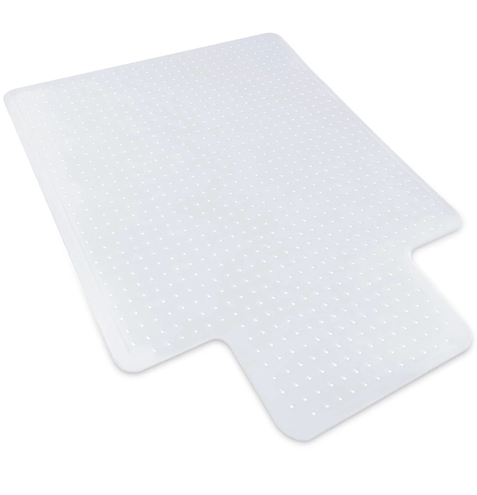 harigal office chair mat, 36"x48" transparent pvc floor mats for office & home