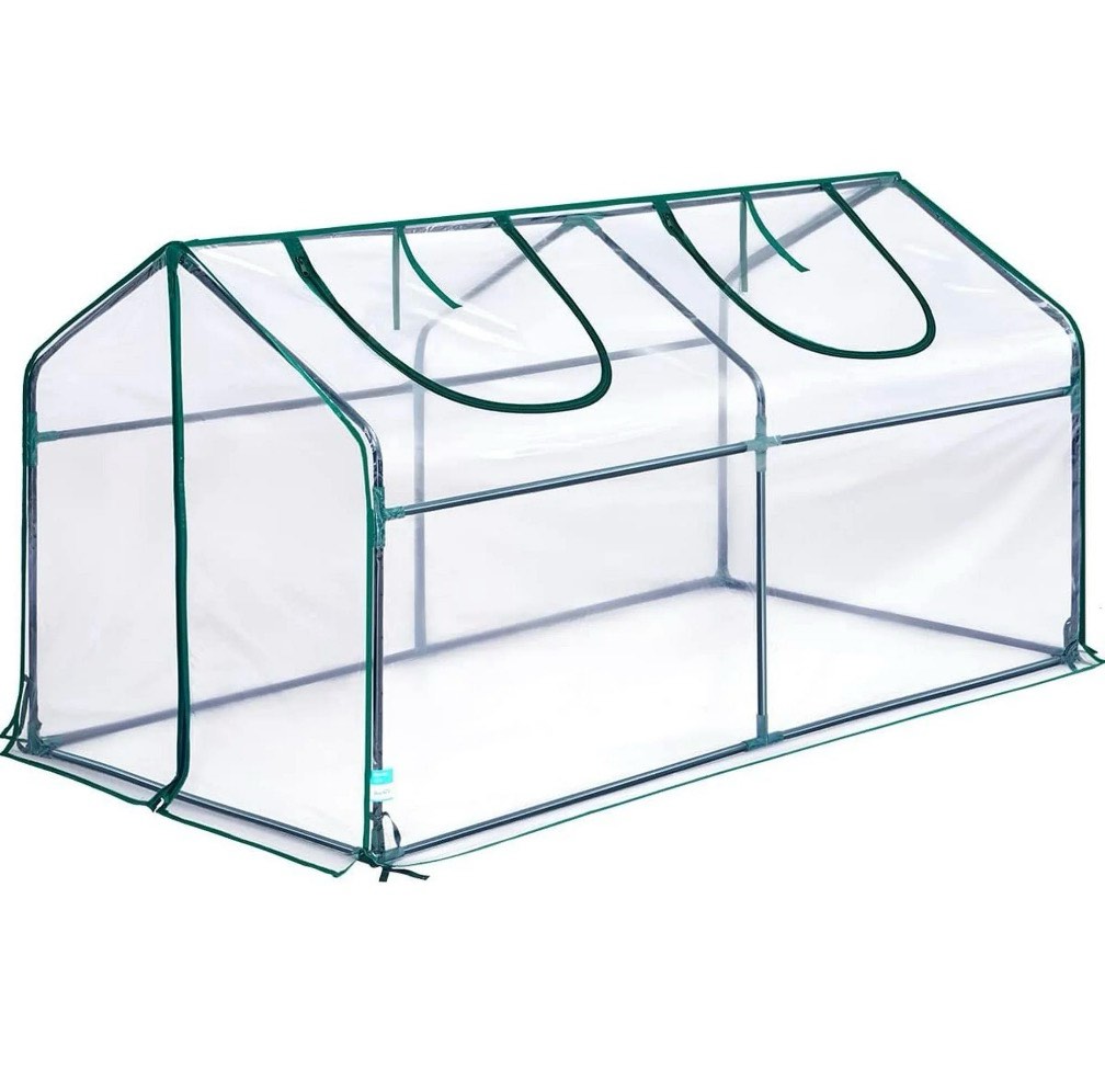 quictent waterproof uv protected mini cloche greenhouse portable green hot house