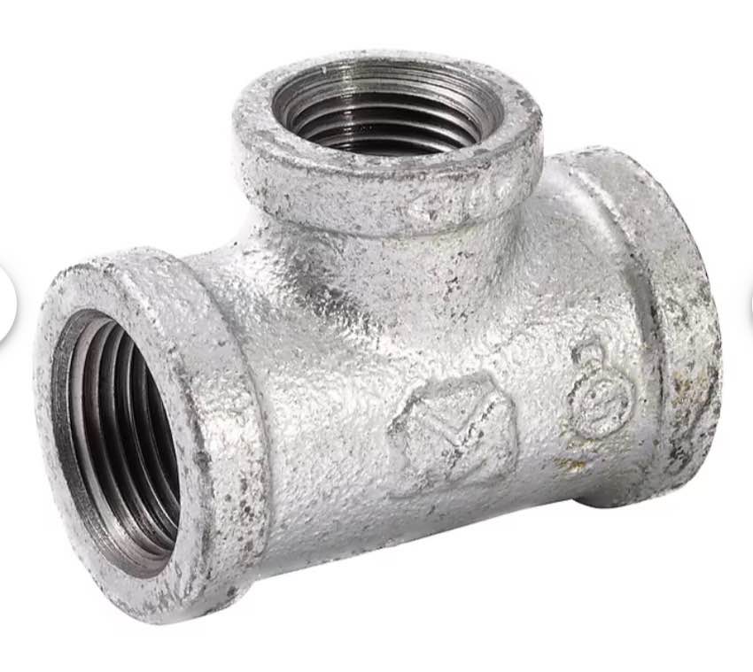 RELIABILT 3/4-in x 3/4-in x 1/2-in Galvanized Malleable Iron Reducing Tee