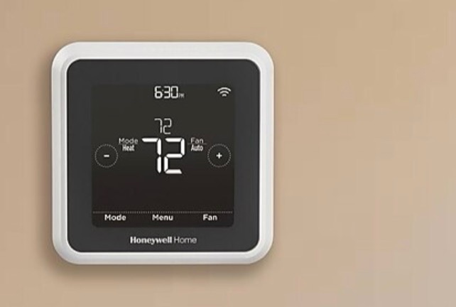 Honeywell Home Black/White Smart Compatible Thermostat with Wi-Fi Compatibility