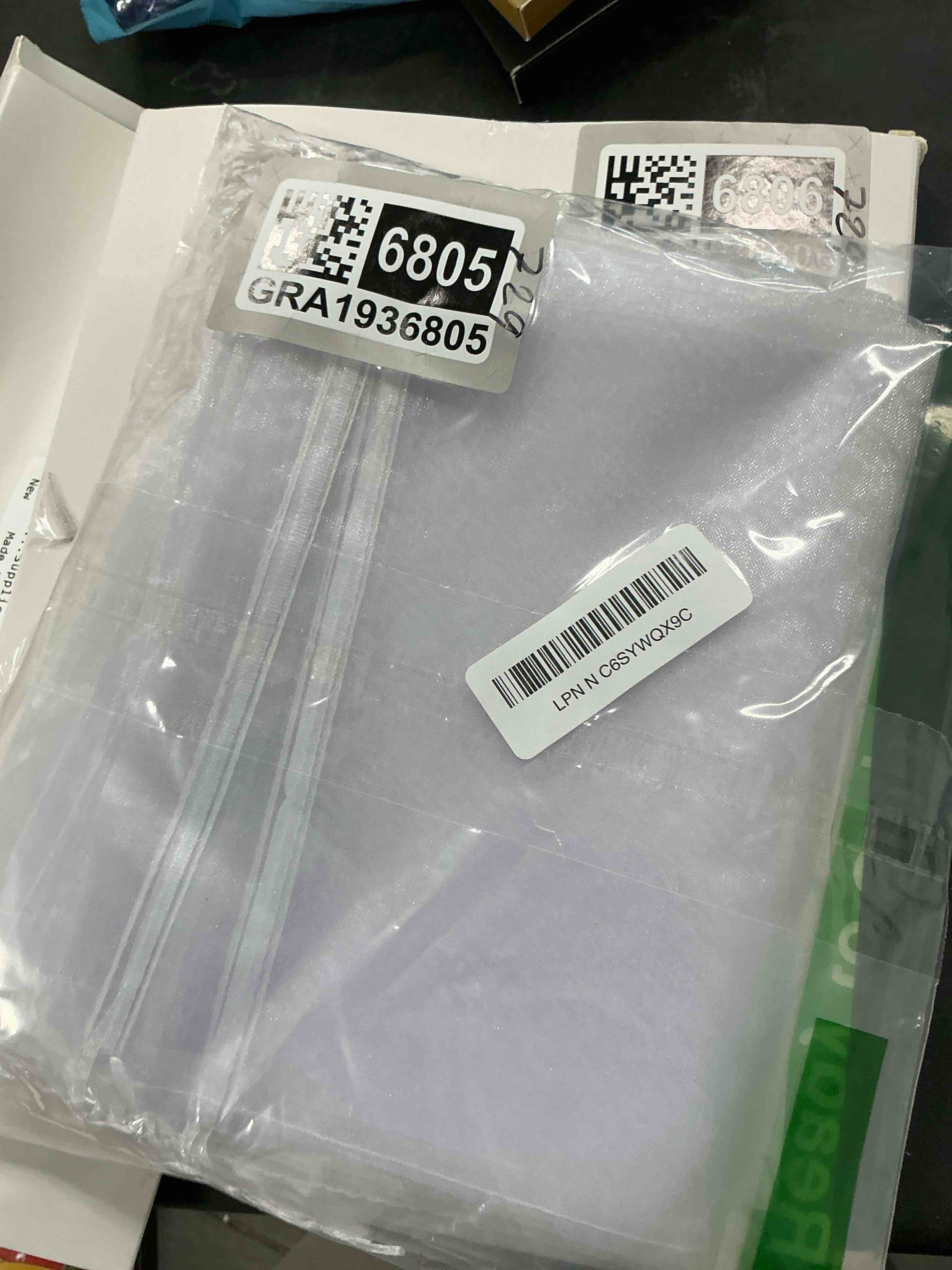 Condition photo showing New/Like New for 25 pcs 8x12 inches drawstring organza bags wedding party favor gift candy toys makeup pouches gift bag white