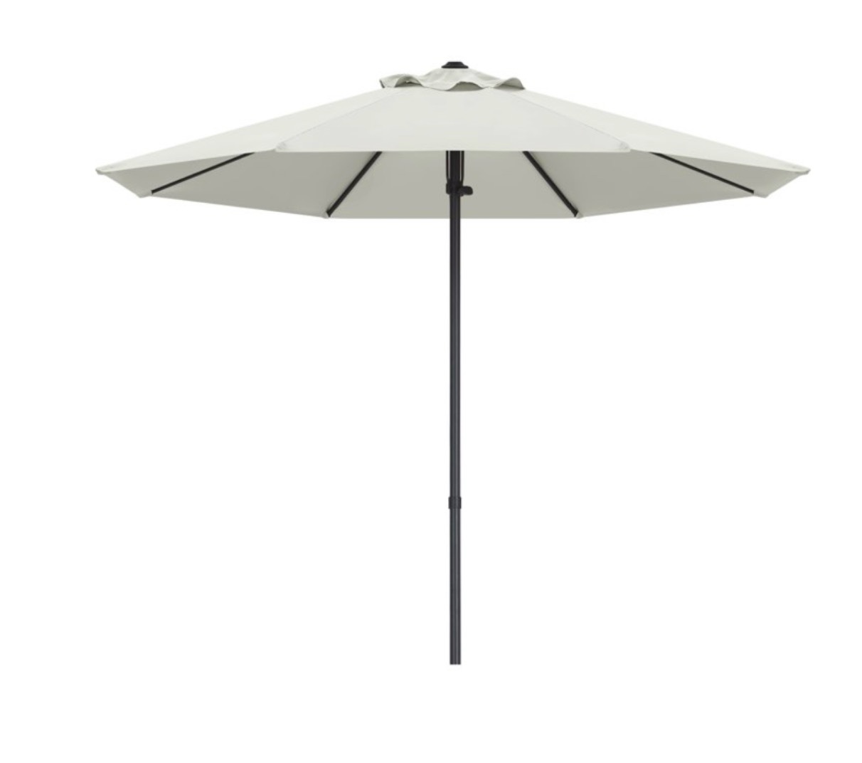 abccanopy 10ft outdoor market hand push patio umbrella 12+colors  light beige