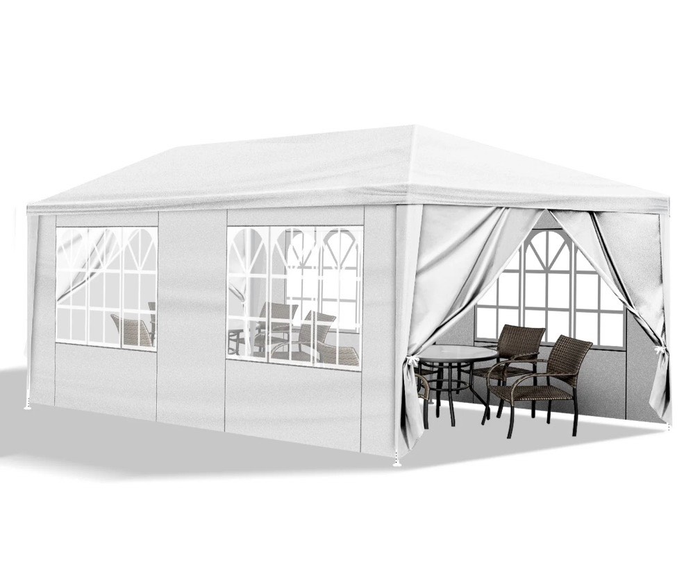 ktaxon 10 x 20 canopy tent with 6 side walls for party wedding camping and bbq