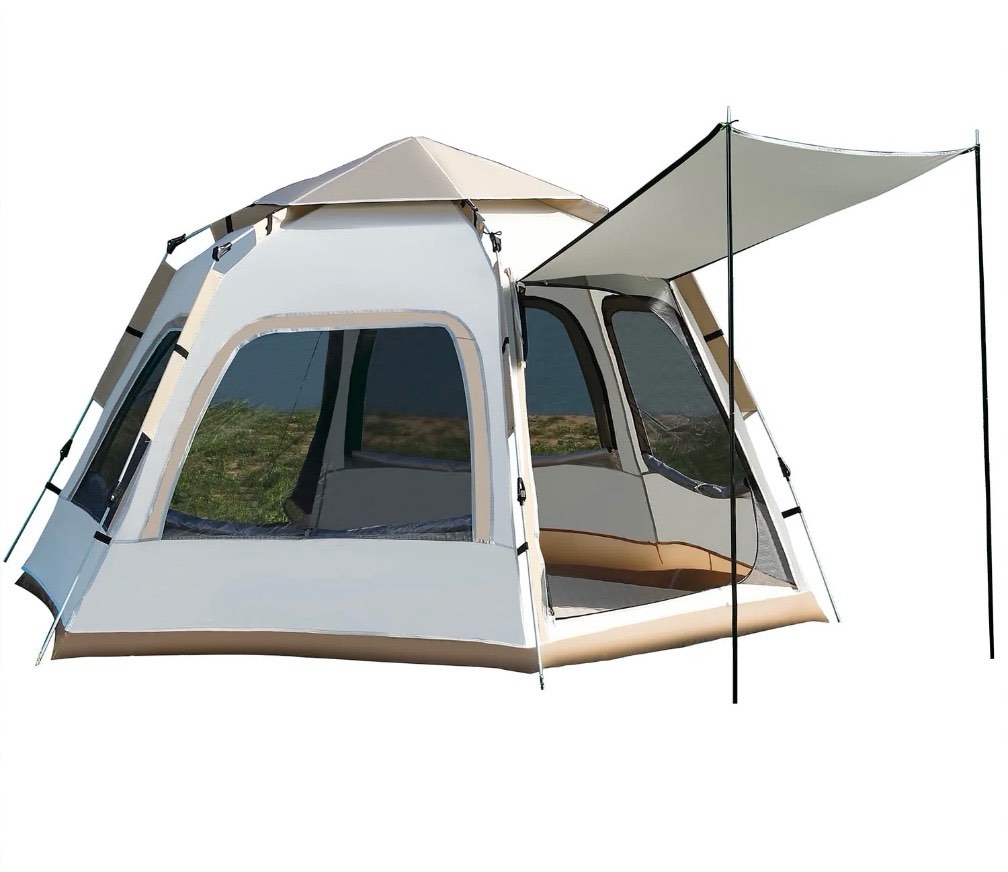 mapskey 4-6 person tents for camping portable waterproof large glamping tents for outdoor family