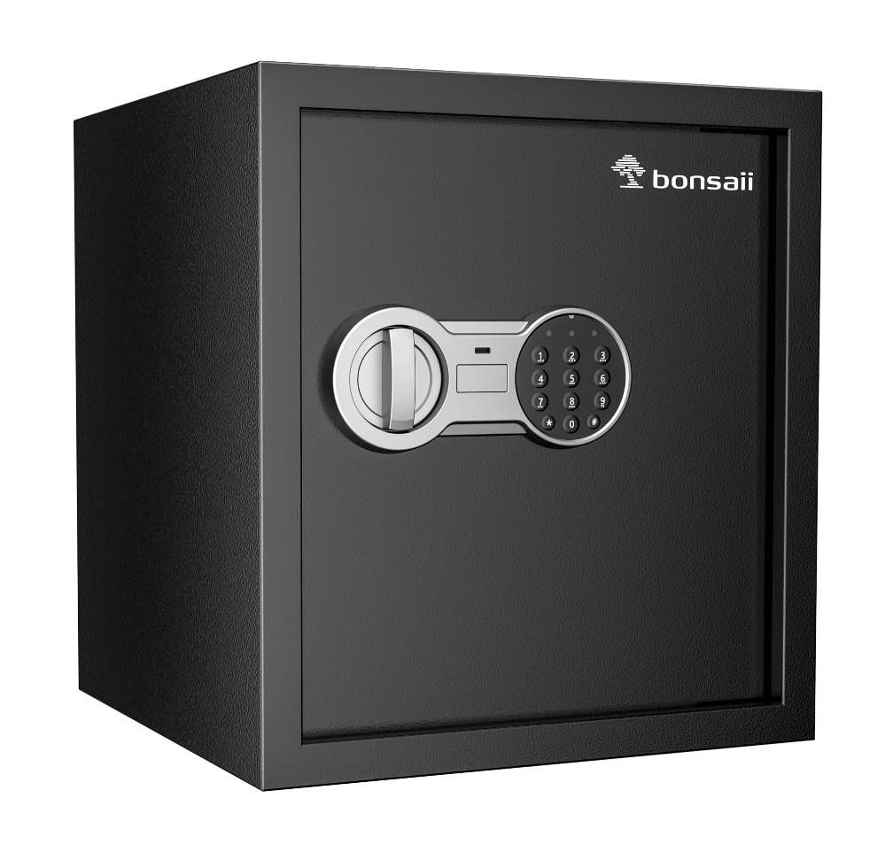 bonsaii 1.2 cubic feet safe box electronic security document safe with digital keypad lock for home office hotel