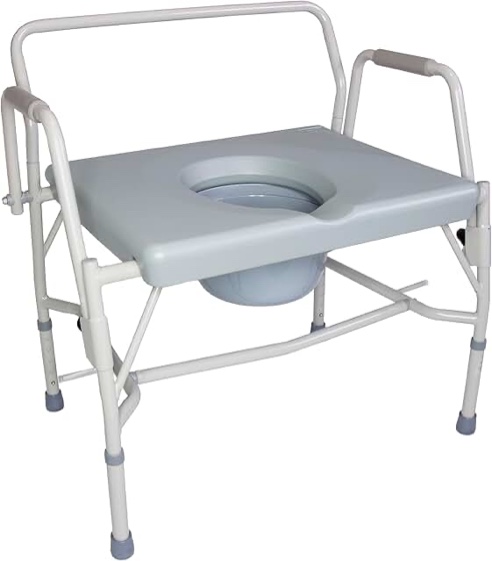 hd drop-arm commode (kd)