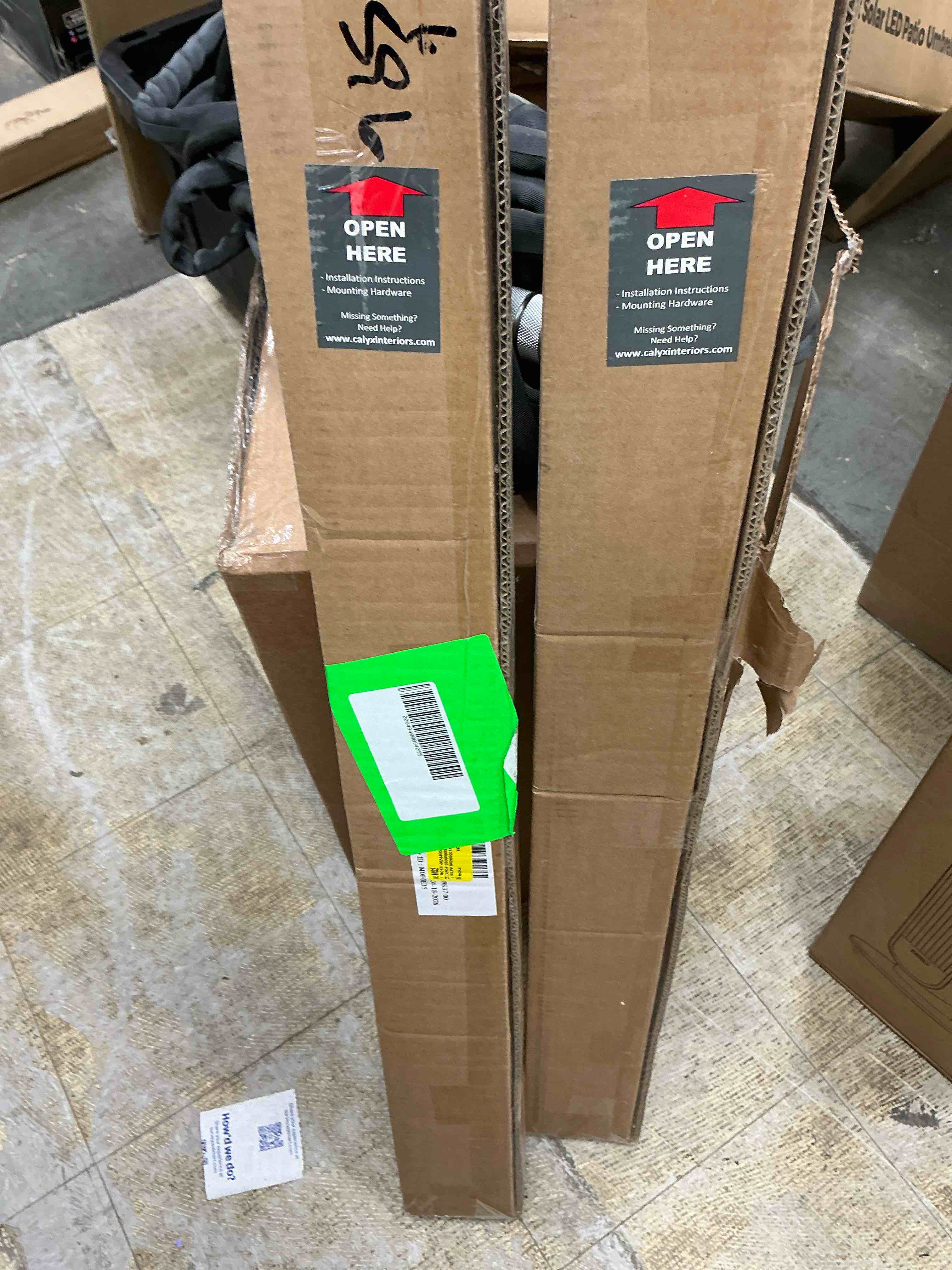 Condition photo showing Good Condition for calyx interiors cordless white 1” light filtering mini blinds 34.5 w x 36 h window blinds for home vinyl horizontal blinds for indoor windows