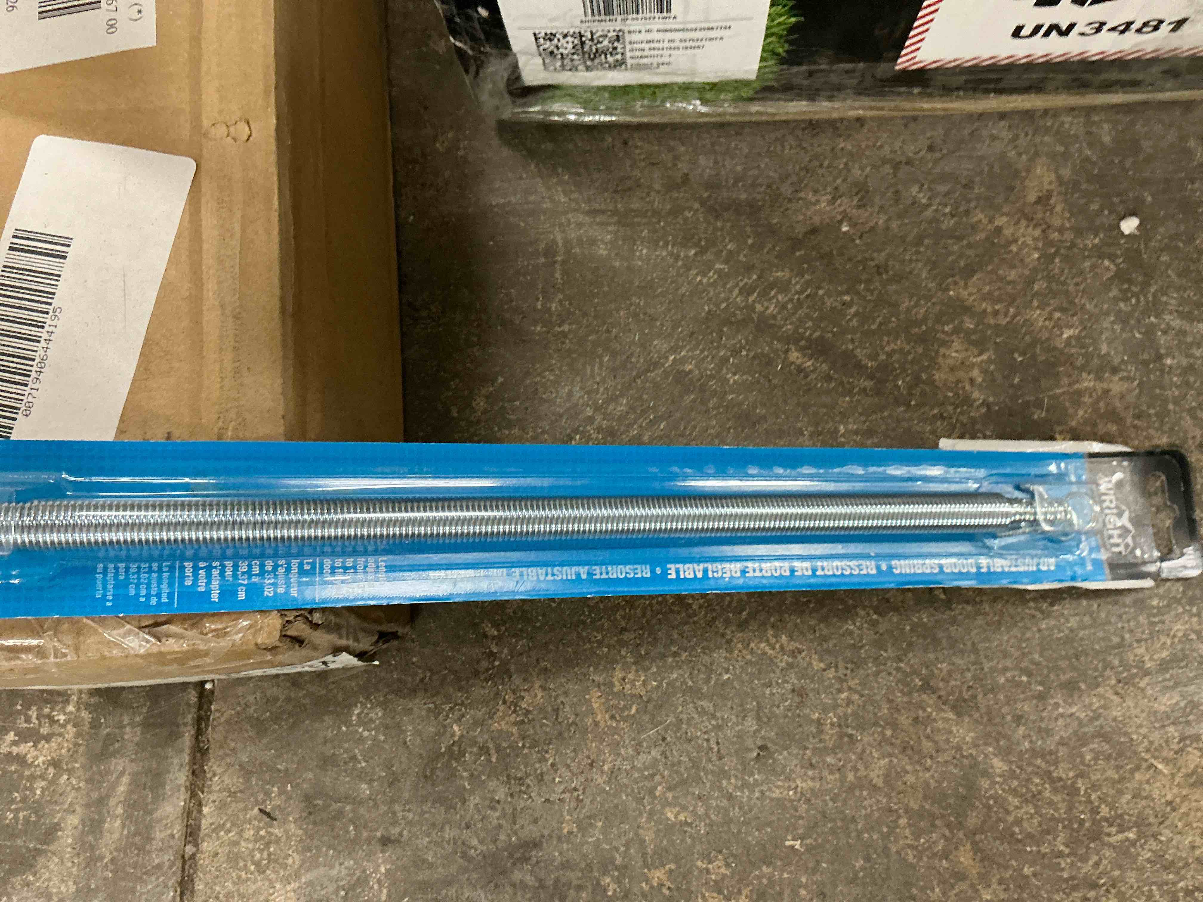 Condition photo showing New/Like New for wright products adjustable door spring for light storm and screen doors zinc plated
