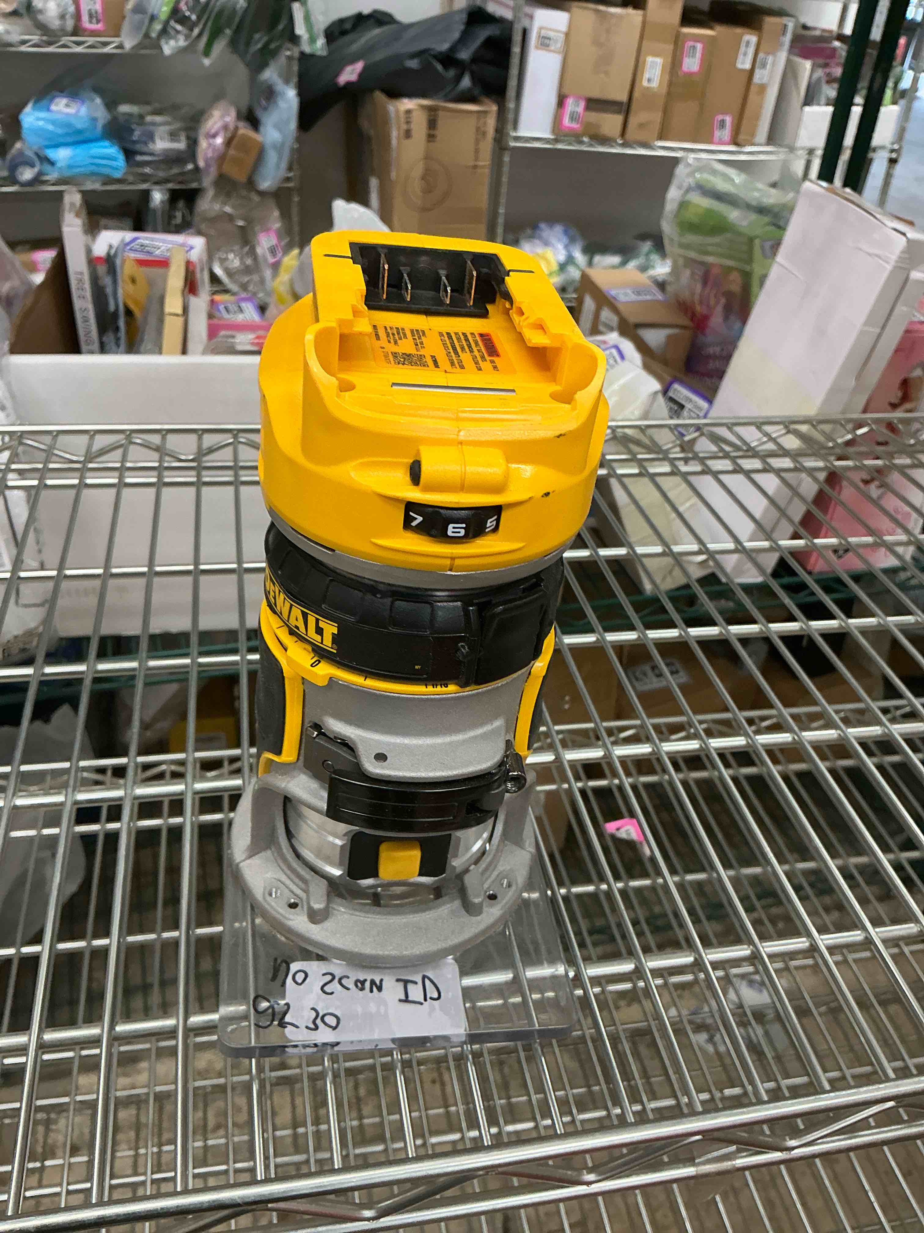 Condition photo showing Good Condition for dewalt 20v max xr cordless router, brushless, tool only (dcw600b)