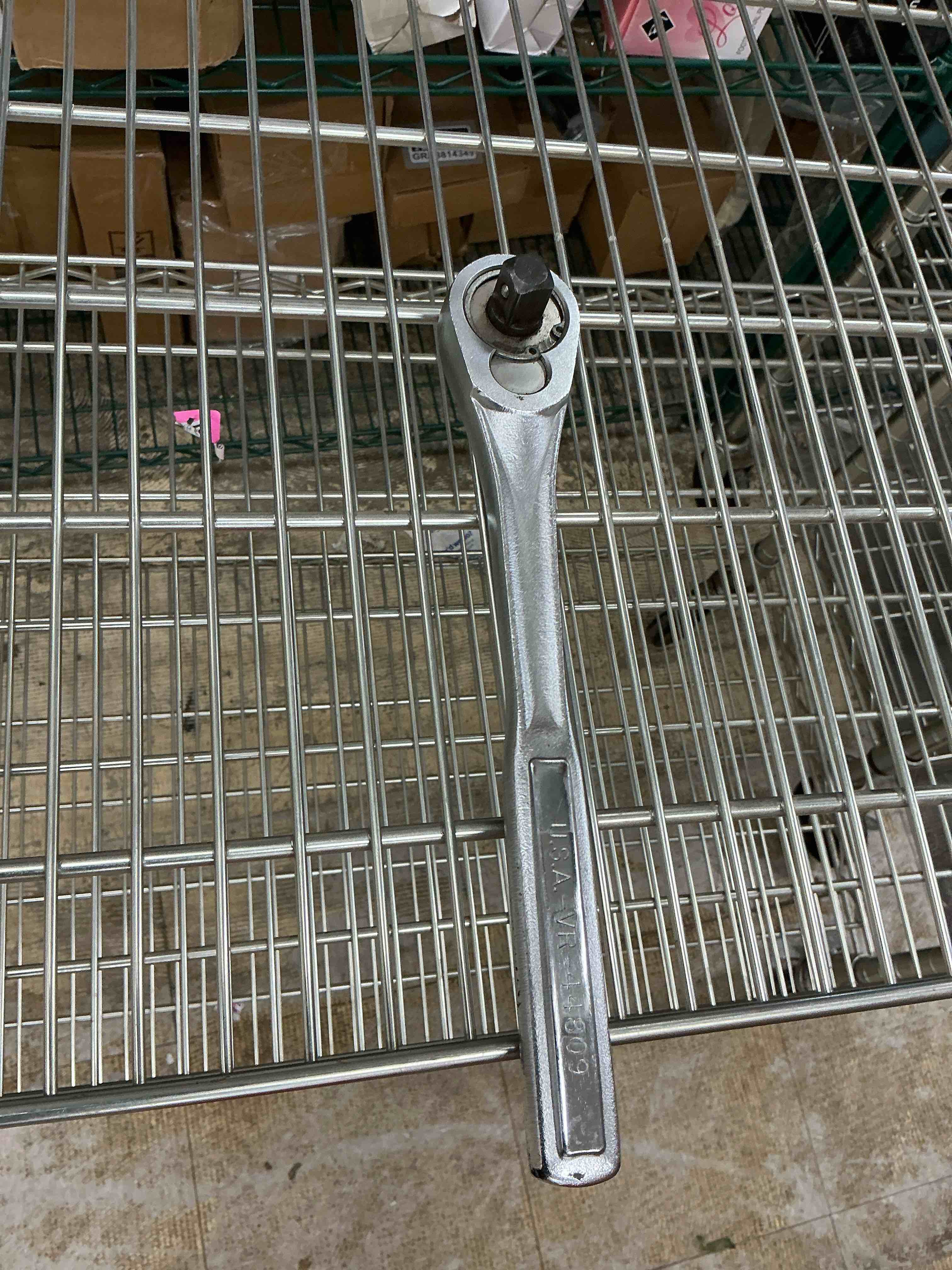 Condition photo showing Good Condition for craftsman 1/2-inch drive quick release teardrop ratchet, 9-44809