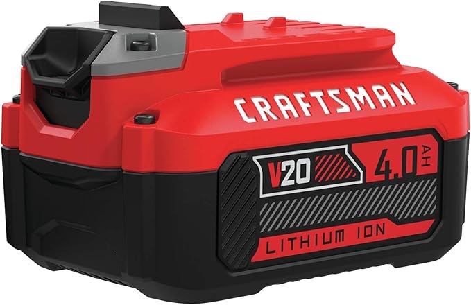 craftsman (1-pack) v20 20 -volt 1 -pack lithium-ion ( 4.0 ah battery )