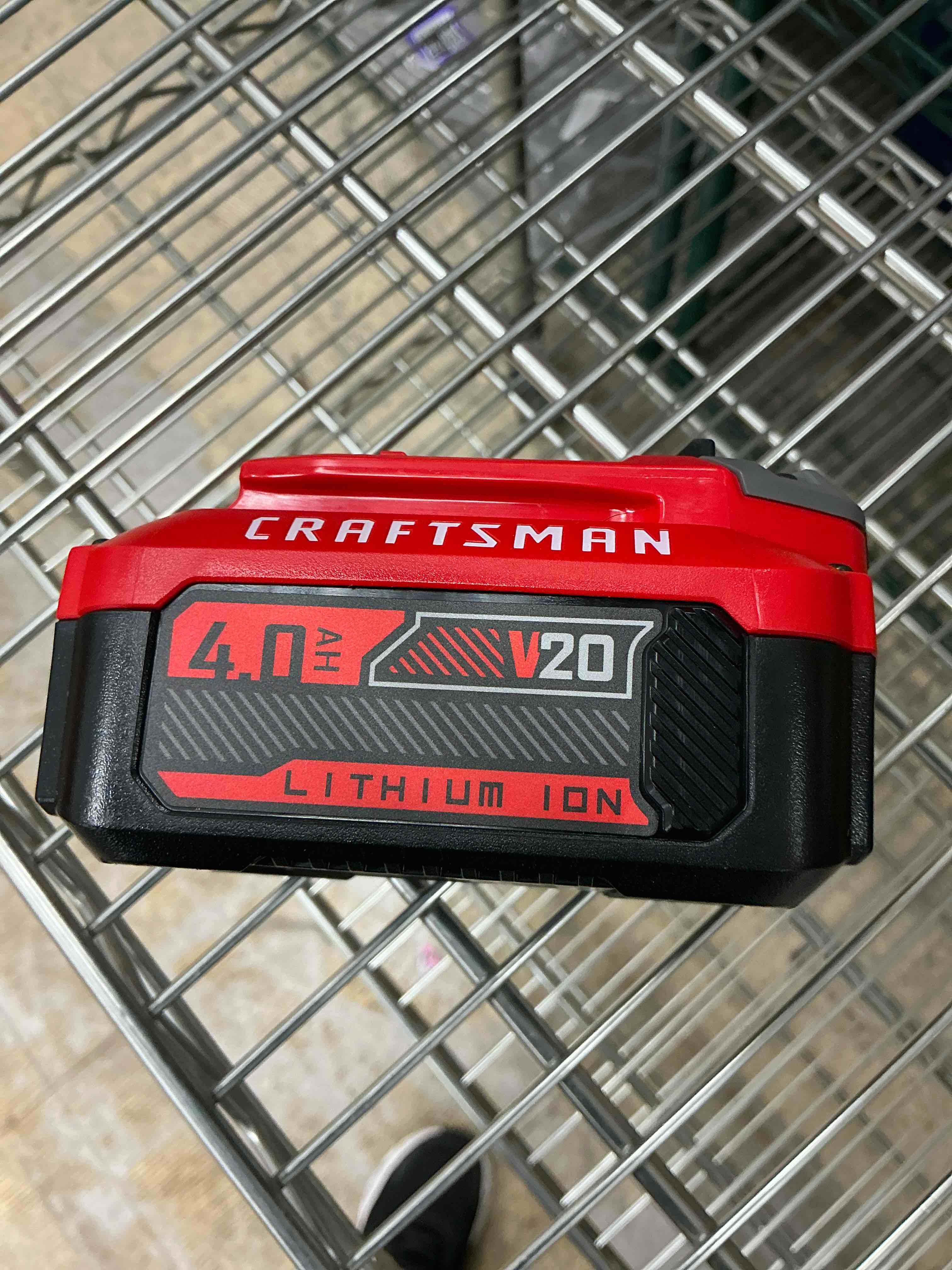 Condition photo showing New/Like New for craftsman (1-pack) v20 20 -volt 1 -pack lithium-ion ( 4.0 ah battery )