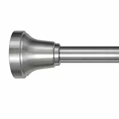 Condition photo showing Good Condition for allen + roth 42-in to 72-in brushed nickel tension single straight adjustable shower curtain rod