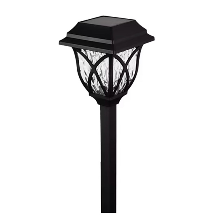 Condition photo showing Good Condition for harbor breeze 10 -lumens black solar led outdoor path light 3000-k