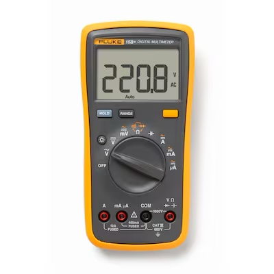 Condition photo showing Good Condition for fluke 15b+ digital display multimeter 10 amp 1000 -volt