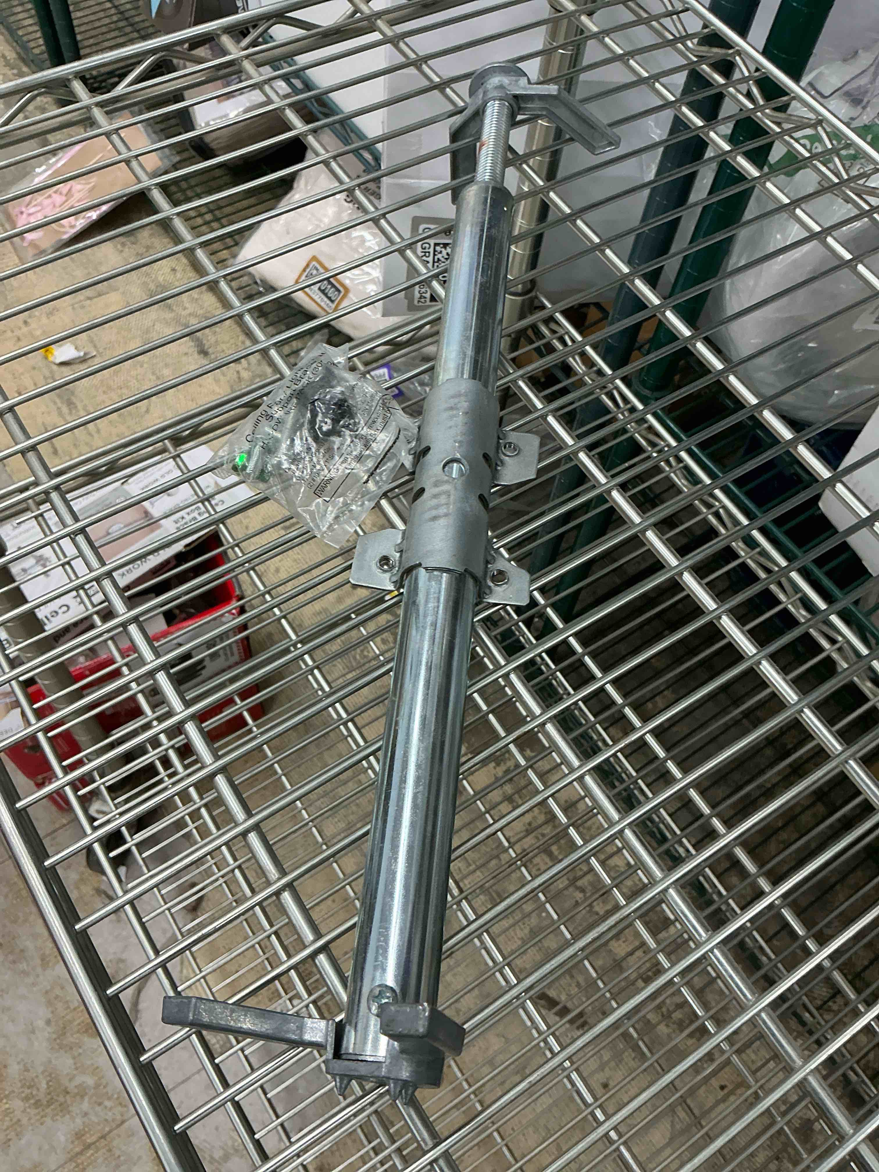 Condition photo showing As Is for hubbell raco galvanized steel old work ceiling fan electrical box