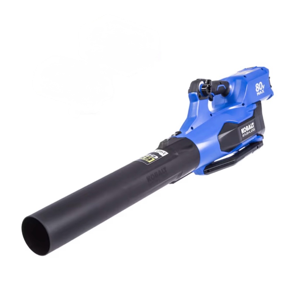 KB Kobalt 80-Volt Max Lithium Ion 630-CFM Brushless Cordless Electric Leaf Blower only tool