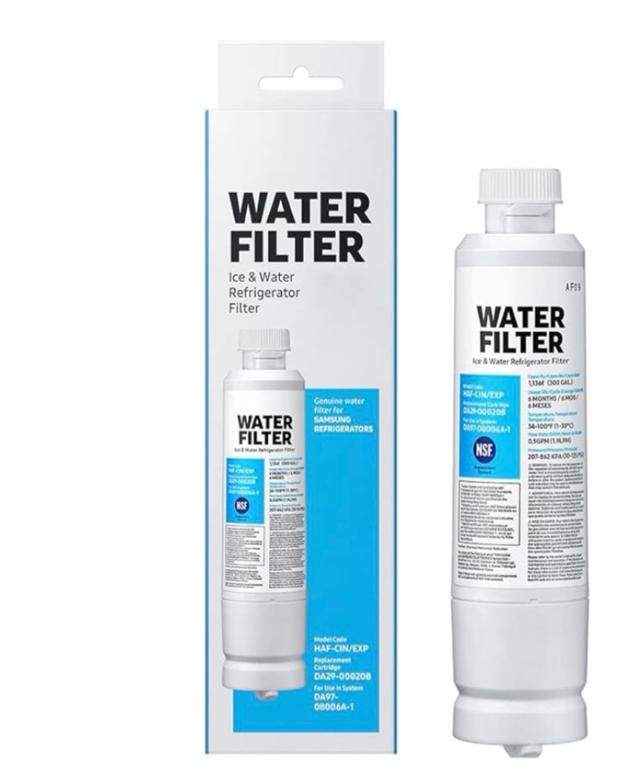 Water Filter for Select Samsung Refrigerators - White