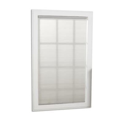 allen + roth 23-in x 72-in gray light filtering cordless cellular shade