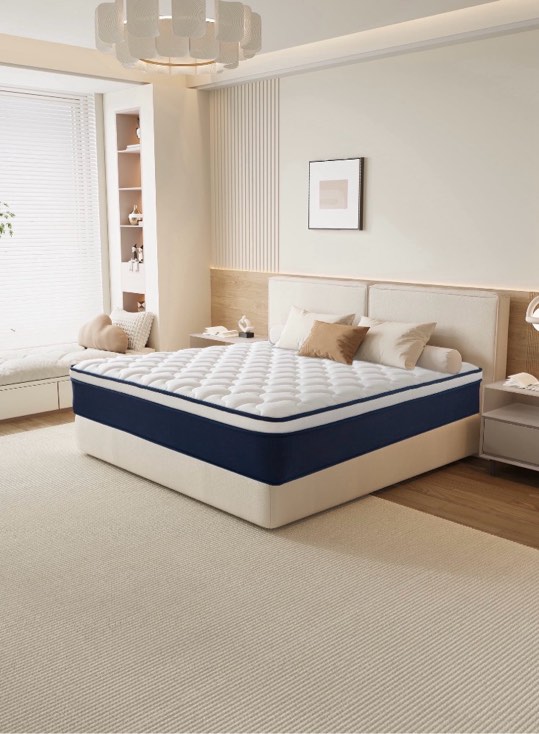 full mattress 12 inch, memory foam & spring hybrid medium comfort full size in a box,adult