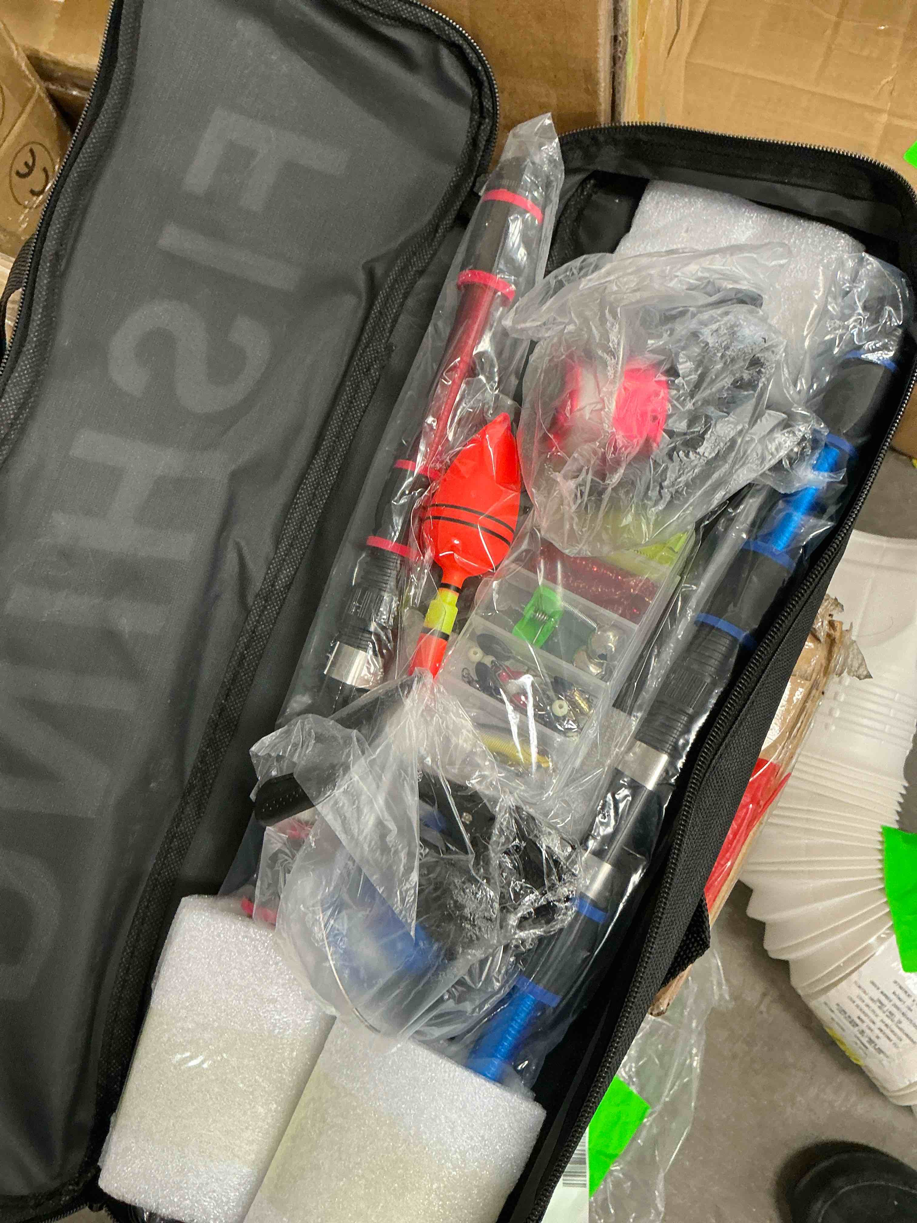 Condition photo showing Good Condition for ifaveorr 70 inch fishing rod and reel combos, 2pcs fishing rod with eva material grip, telescopic fishing gear with reel combo kit with tackle box fishing line, gift for fishing beginner and angler