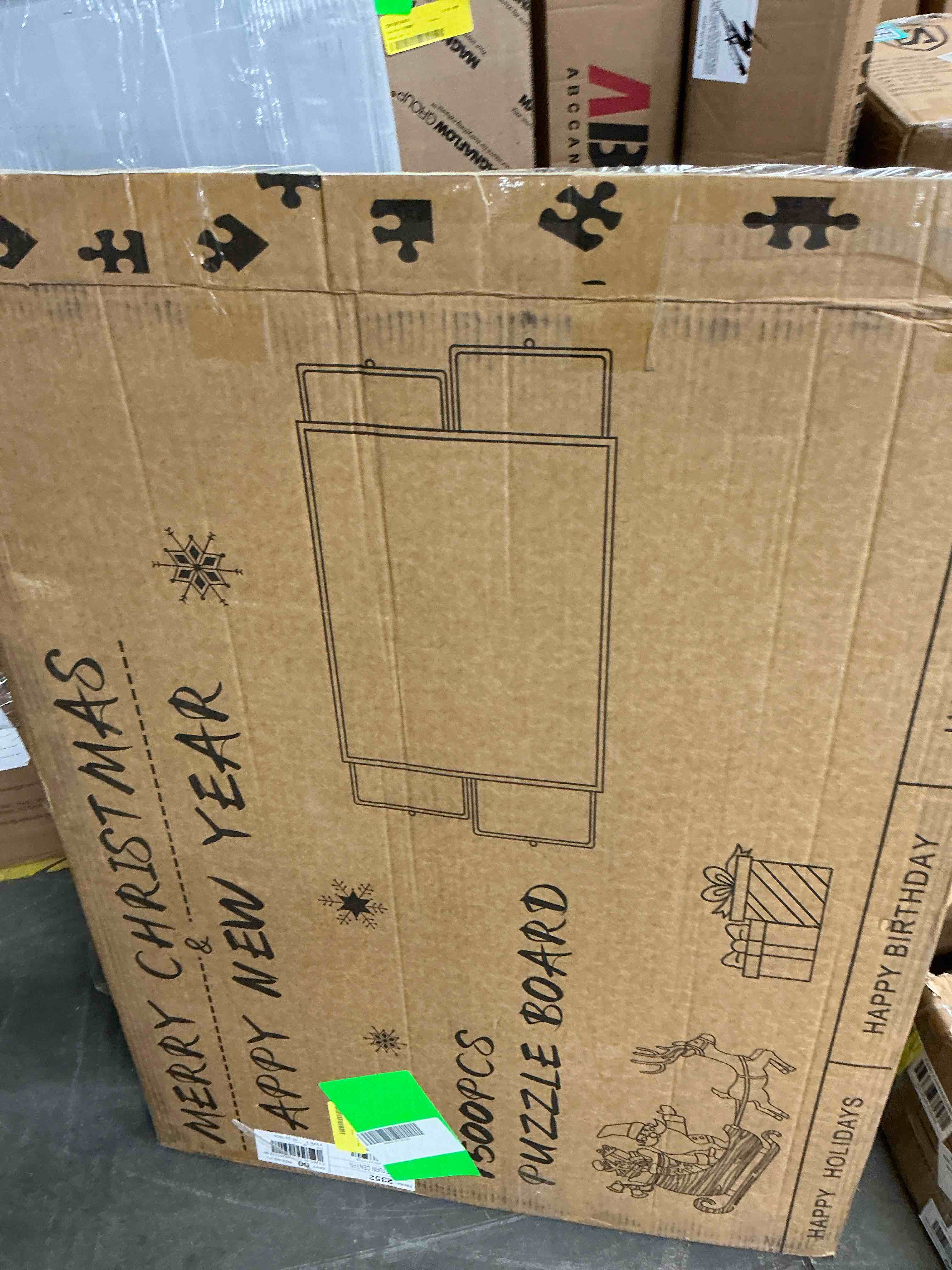 Condition photo showing New/Like New for 1500 piece puzzle board with drawers and cover adjustable tilting puzzle board portable wooden jigsaw puzzle table for adults as a gift
