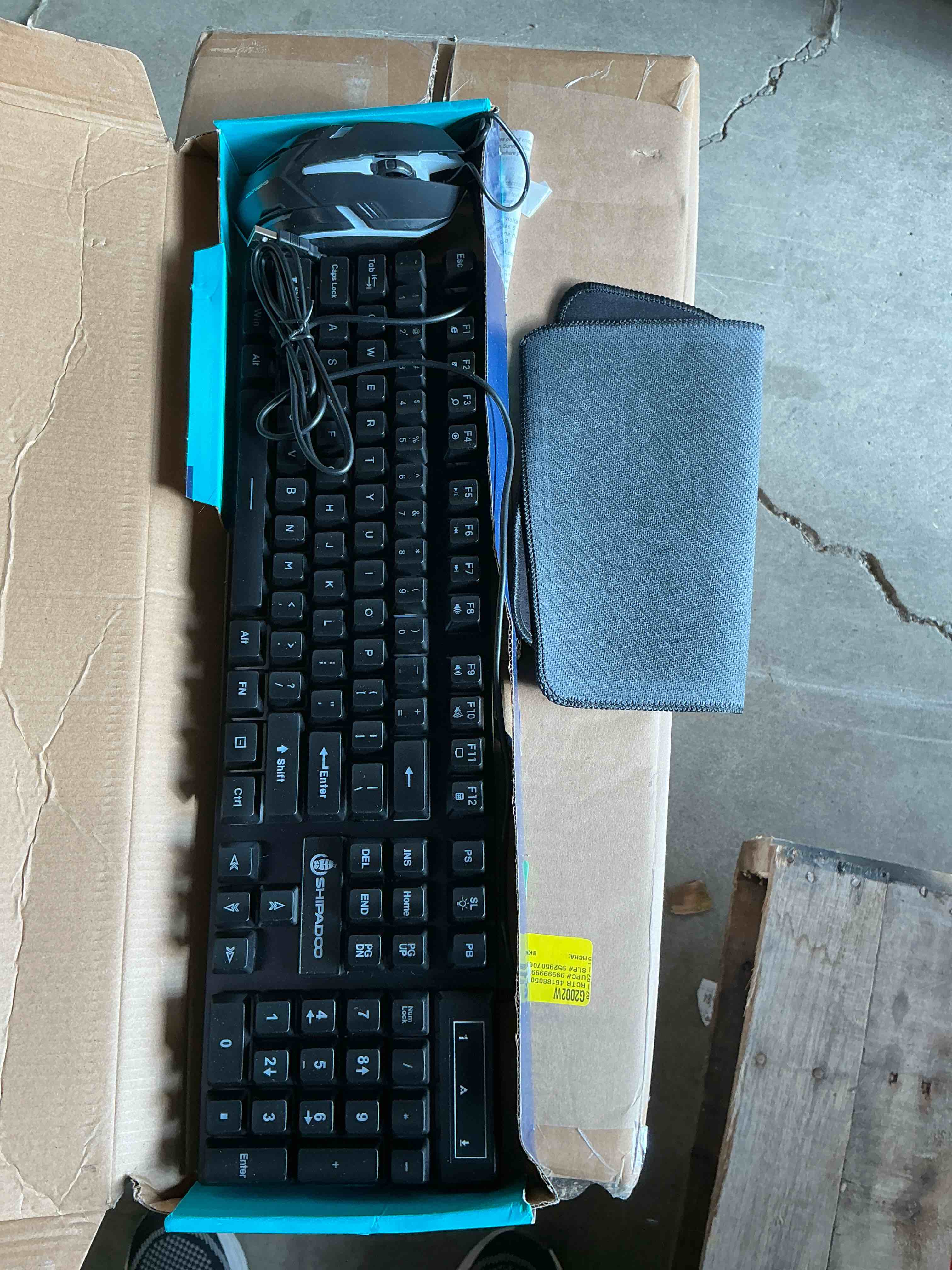 Condition photo showing Good Condition for Wired Gaming Keyboard & Mouse Combo, RGB Backlit Mechanical Gaming Keyboard Mouse W/ Multimedia Keys, Anti-ghosting Keys, Spill-Resistant for Windows PC Gamers Desktop Computer Laptop,Black