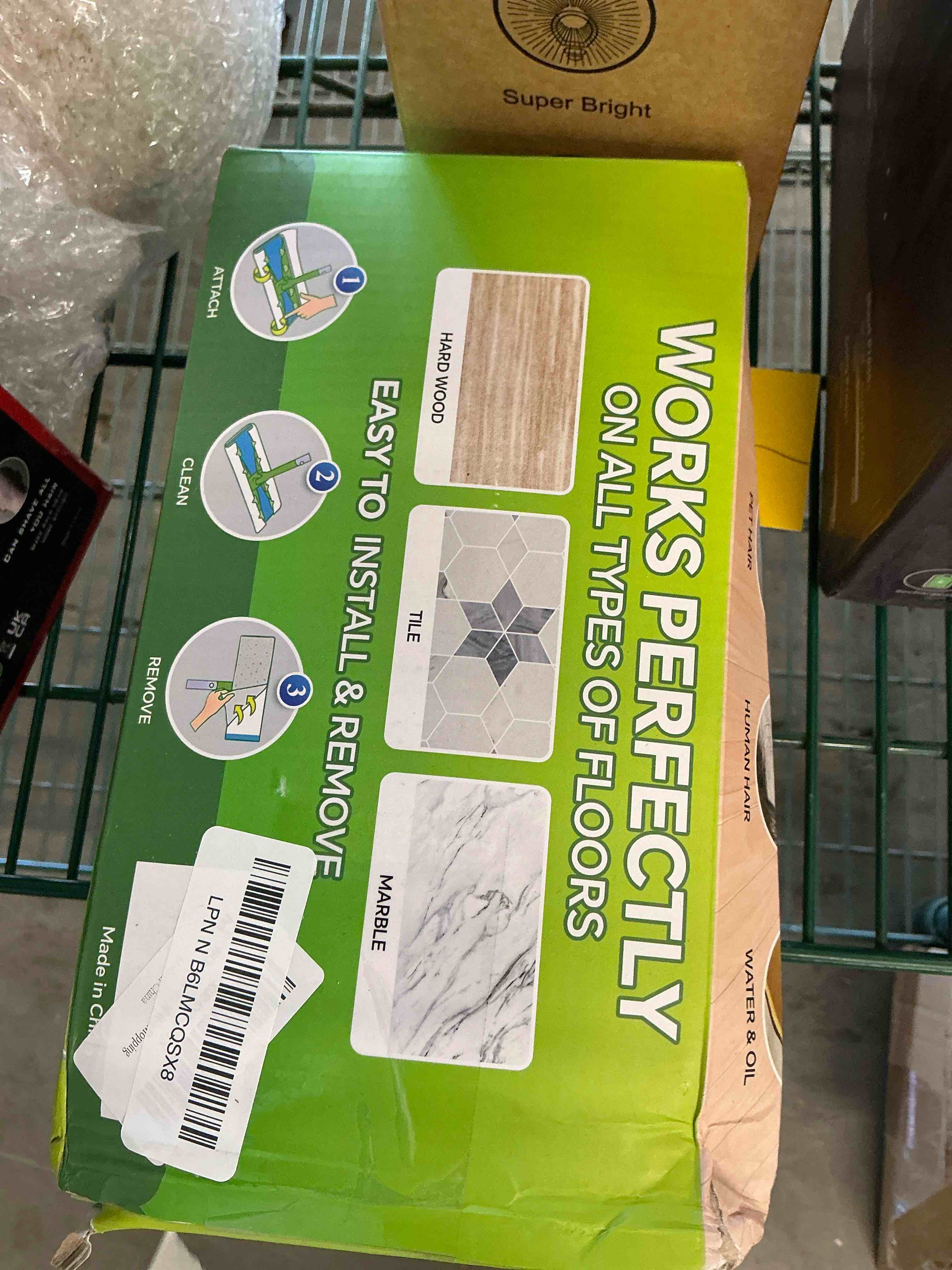 Condition photo showing New/Like New for 40 Count Dry + Wet Pads Refill Kit for Swiffer Sweep XL Mop, Disposable X-Large Mop Cloths Refill for Multi-Surface Floor Cleaning, Kit Includes 30 Dry Sweeping Cloths & 10 Wet Mopping Pads