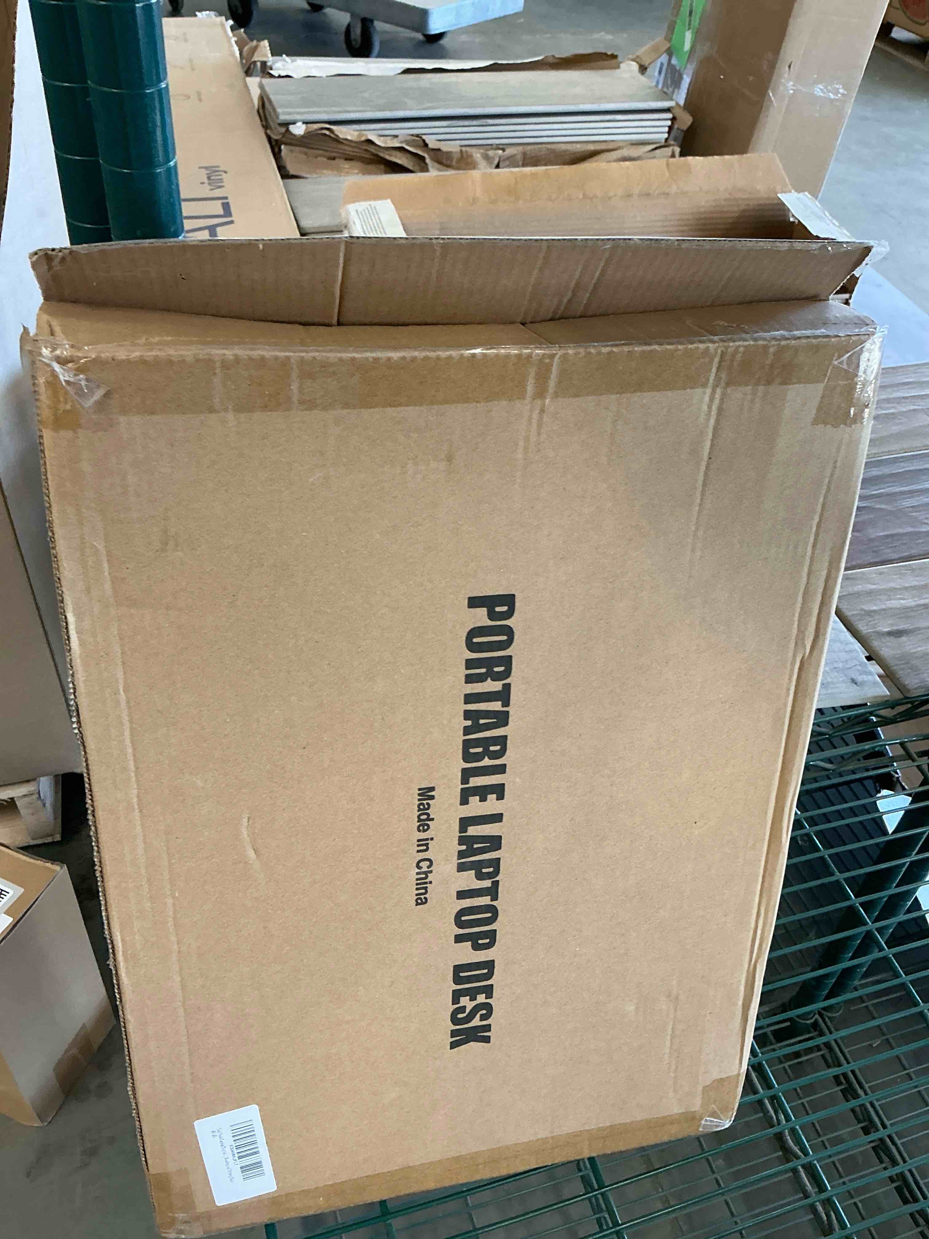 Condition photo showing Good Condition for Lap Desks Laptop Tray for Bed or Couch, Breakfast Serving Tray with Folding Legs,Portable & Lightweight Mini Table, Laptop Stand for Working, Reading and Writing,Black Black 1