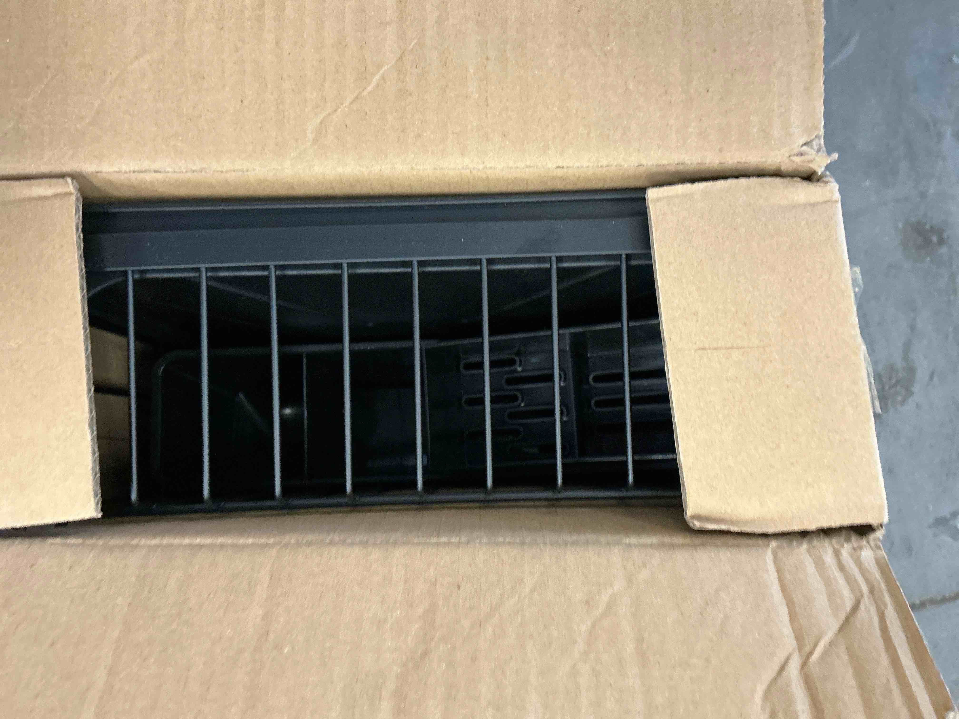 Condition photo showing New/Like New for Kmiectse Dish Drying Rack - Space-Saving Small Dish Rack for Kitchen Counter, Rust-Resistant Kitchen Drying Rack, Compact Dish Drainer Organizer with Utensil Holder for Home Kitchen, Black