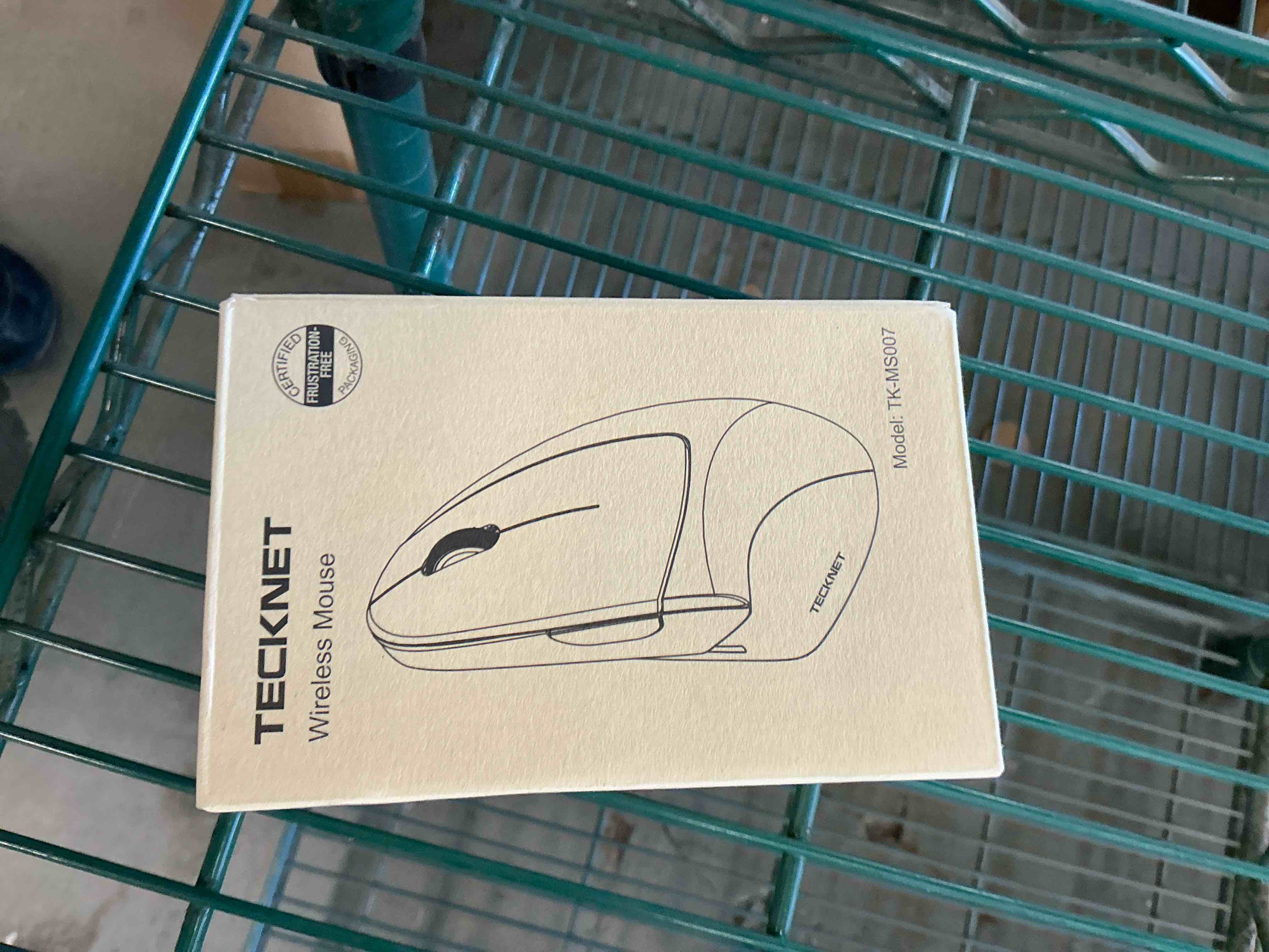 Condition photo showing New/Like New for TECKNET Ergonomic Mouse, Wireless Bluetooth Vertical Mouse, 4800 DPI Optical Tracking, 6 Adjustable DPI, Quiet Clicks, 2.4GHz with USB A Receiver, 12 Months Battery, 6 Buttons, Wide Compatibility Black