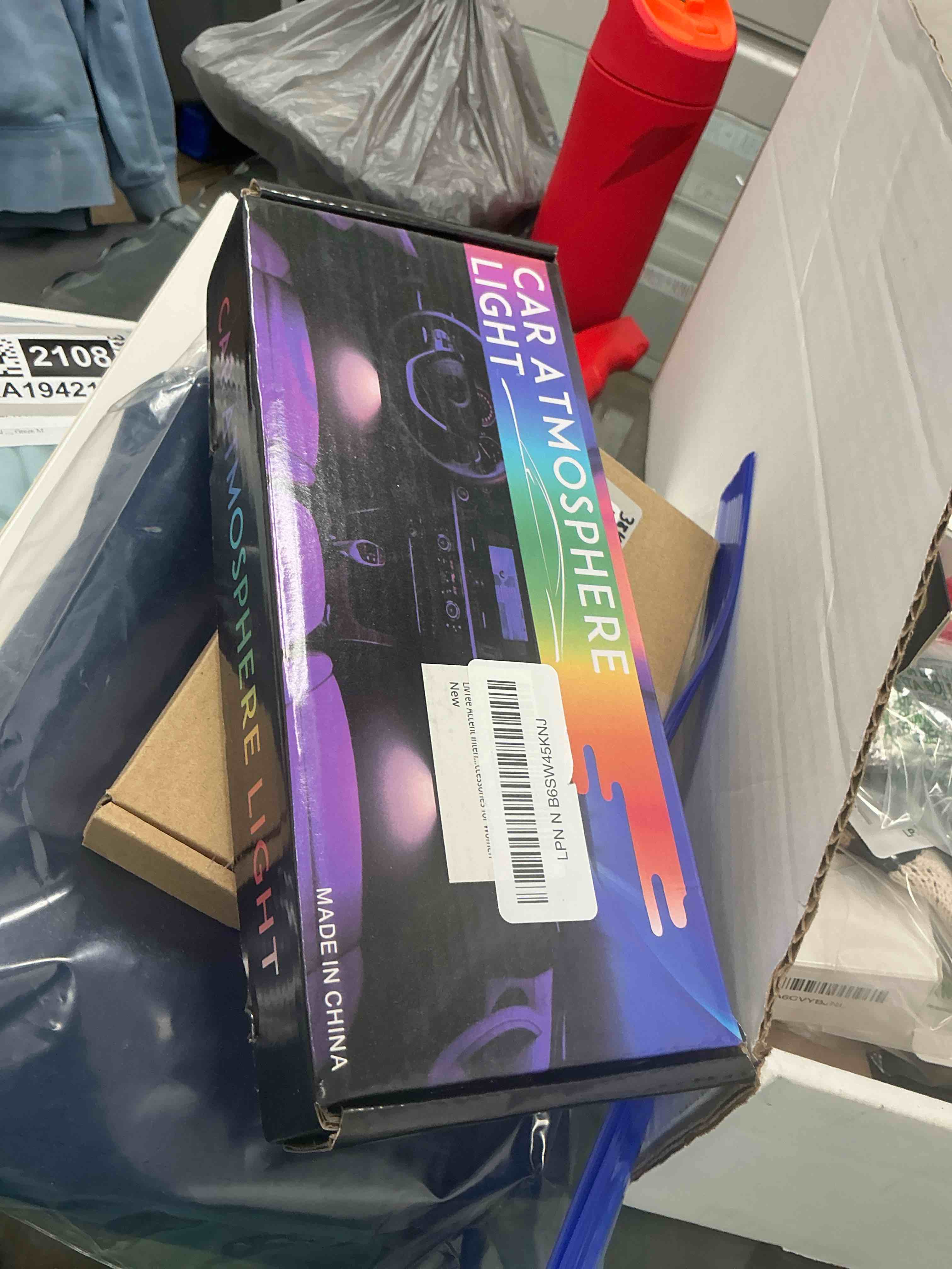 Condition photo showing Good Condition for LivTee Accent Interior Car Lights, Smart Car Interior Lights with App Control, RGB LED Lights with Music Mode and DIY Mode, 2 Lines Design LED Lights for Cars with Charger, Car Accessories for Women