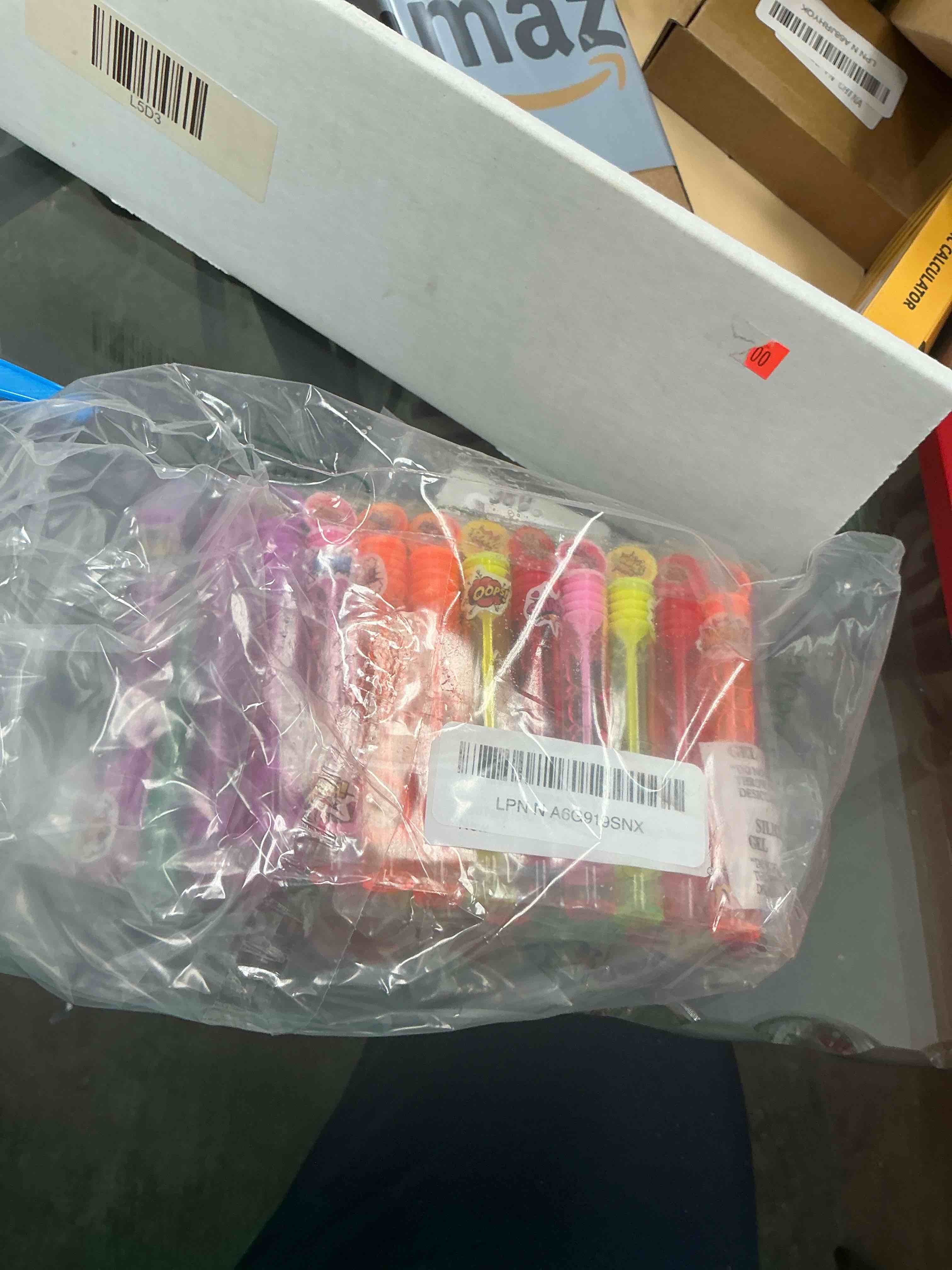 Condition photo showing Good Condition for Hero Party Favors for Kids – 24PCS POW BAM ZAP Mini Bubble Wands, Great for Birthday Supplies, Piñata Fillers, Goodie Bags & Classroom Rewards