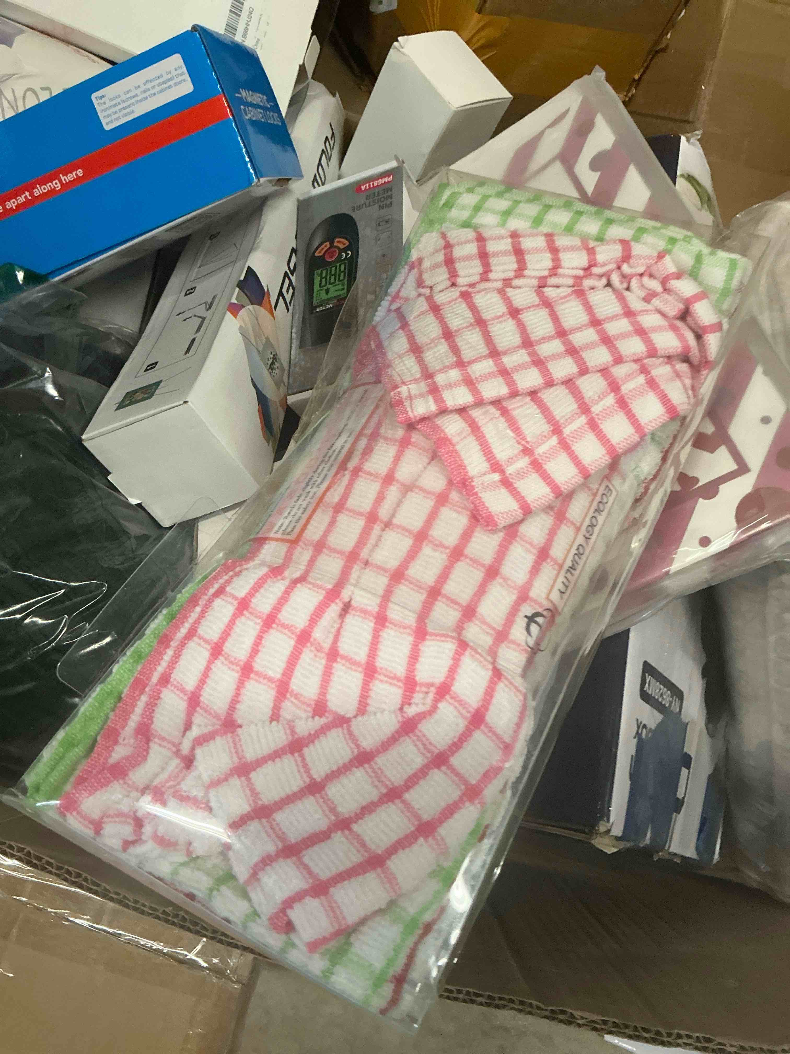 Condition photo showing New/Like New for LAZI Kitchen Dish Towels, 16 Inch x 25 Inch Bulk Cotton Kitchen Towels, 6 Pack Dish Cloths for Dish Rags for Drying Dishes Clothes and Dish Towels
