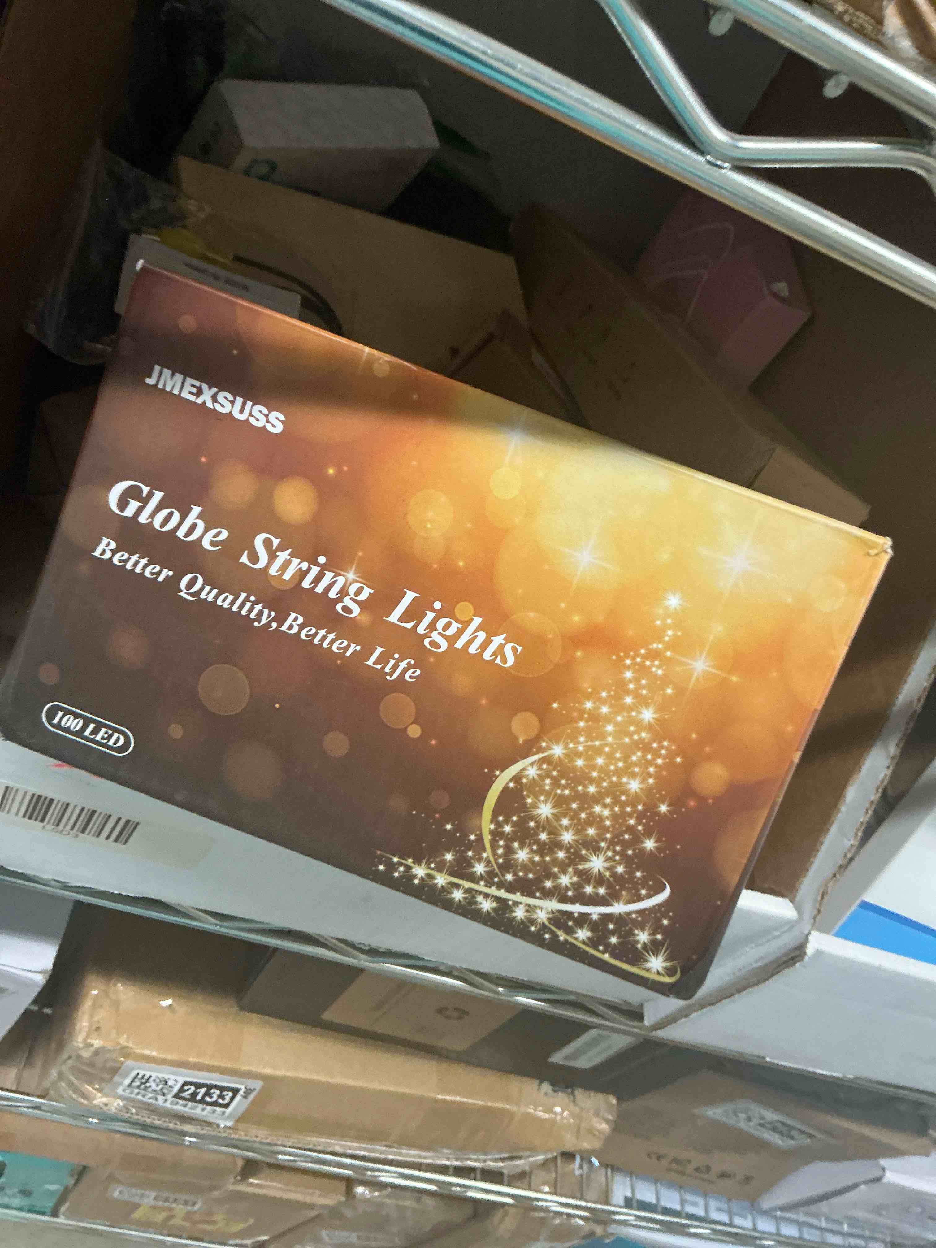 Condition photo showing Good Condition for JMEXSUSS Globe String Lights Indoor, Color Changing Christmas Lights Plug in, Warm White & Multicolor String Light with Remote for Bedroom Room Tree Party Christmas Decor Warm White to Multicolor 100 LED Plug