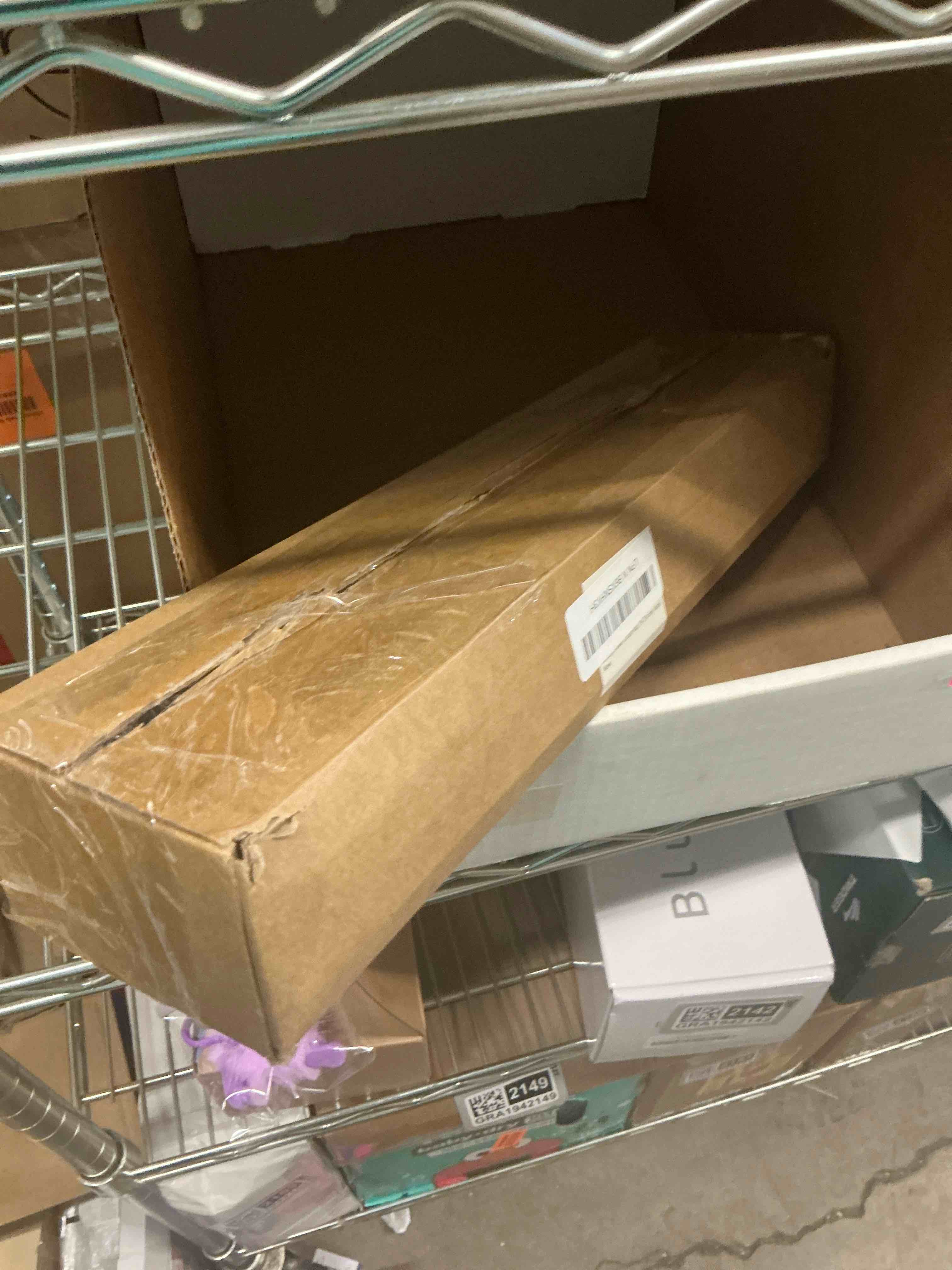 Condition photo showing Good Condition for Shower Curtain Rod, 1" Diameter Heavy Duty Tension Shower Rod, Non Slip Adjustable 28-74 inch No Drill Shower Curtain Rods Spring Tension For Bathroom, Shower Stall, No Rust, Brushed Nickel 28-74 Inches Brushed Nickel