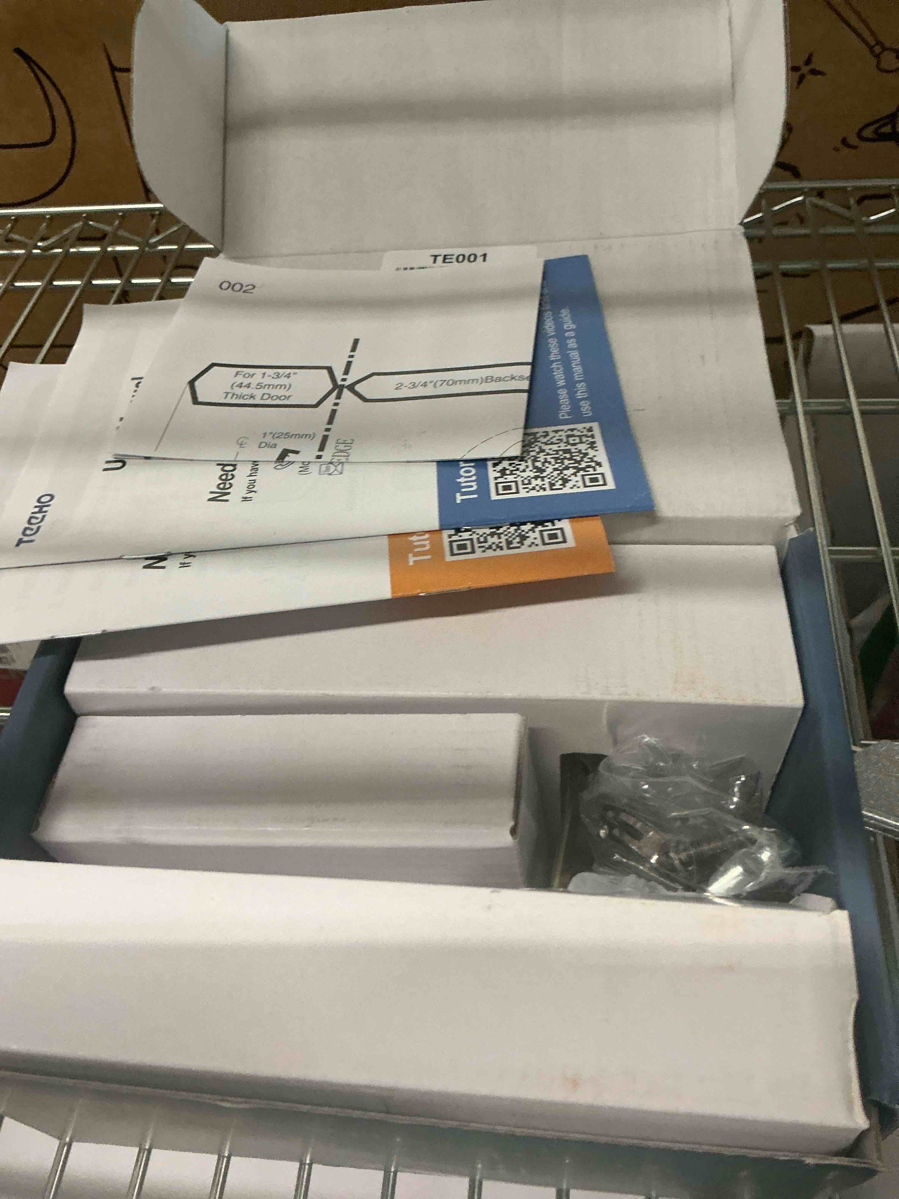 Condition photo showing Good Condition for TEEHO TE001 Keyless Entry Door Lock with Keypad - Smart Deadbolt Lock for Front Door with 2 Keys - Auto Lock - Easy Installation - Satin Nickel Traditional Satin Nickel*no keys*