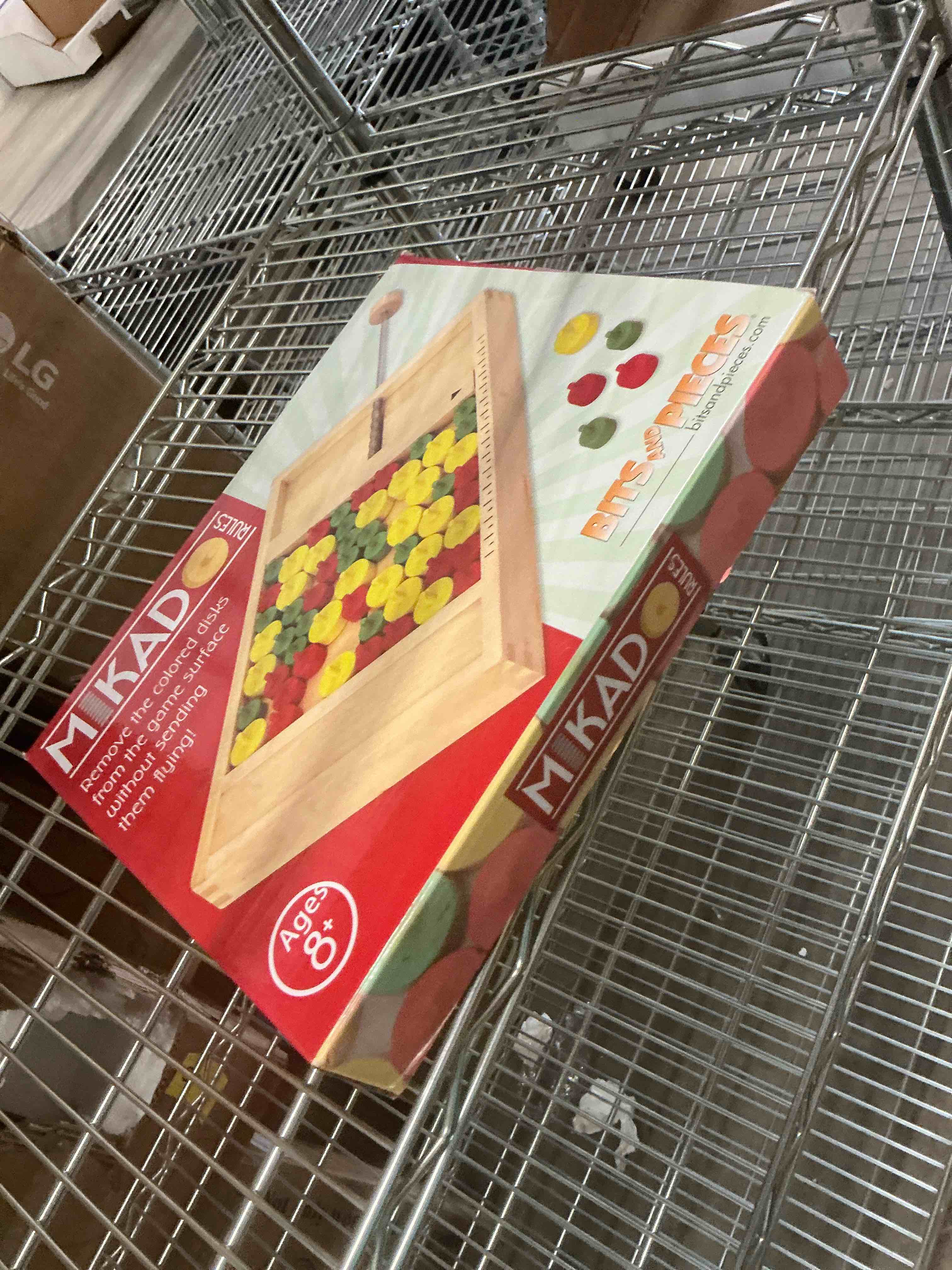 Condition photo showing New/Like New for Bits and Pieces - Mikado Rules Wooden Board Game-A Classic Wooden Land Mine Board Game Family Game - Board Measures 11-1/2'' x 7''