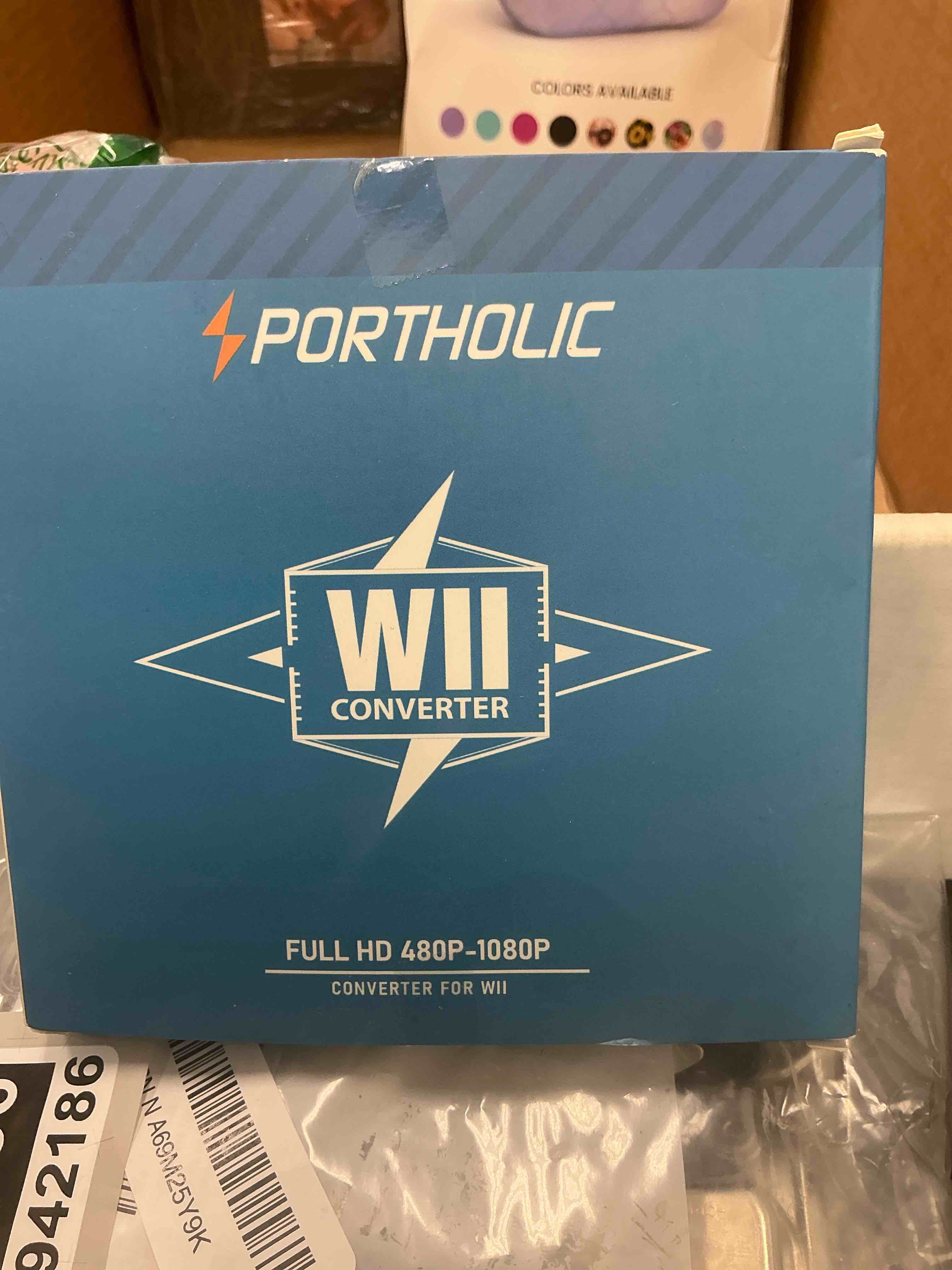 Condition photo showing Good Condition for PORTHOLIC Wii to HDMI Converter 1080P for Full HD Device, Wii HDMI Adapter with 3,5mm Audio Jack&HDMI Output Compatible with Wii, Wii U, HDTV, Monitor-Supports All Wii Display Modes 720P, NTS White