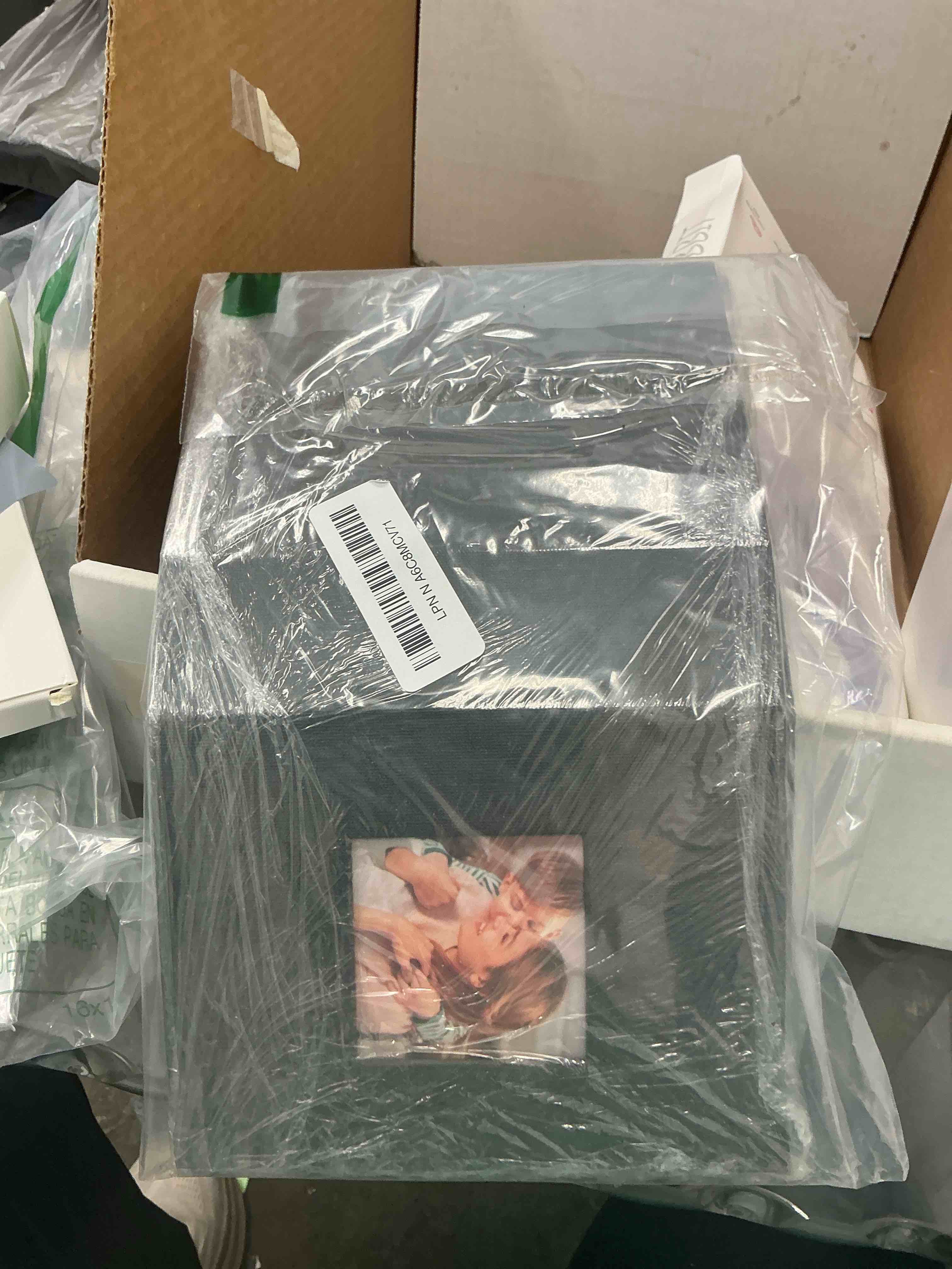 Condition photo showing Good Condition for Ywlake Photo Album 4x6 100 Pockets 2 Packs, Small Mini Capacity Linen Photo Album Bulk Sets, Each Pack Holds 100 Top Loader Vertical Only Picture for Kids Boy Girls Black 100 Pockets/2PK Black