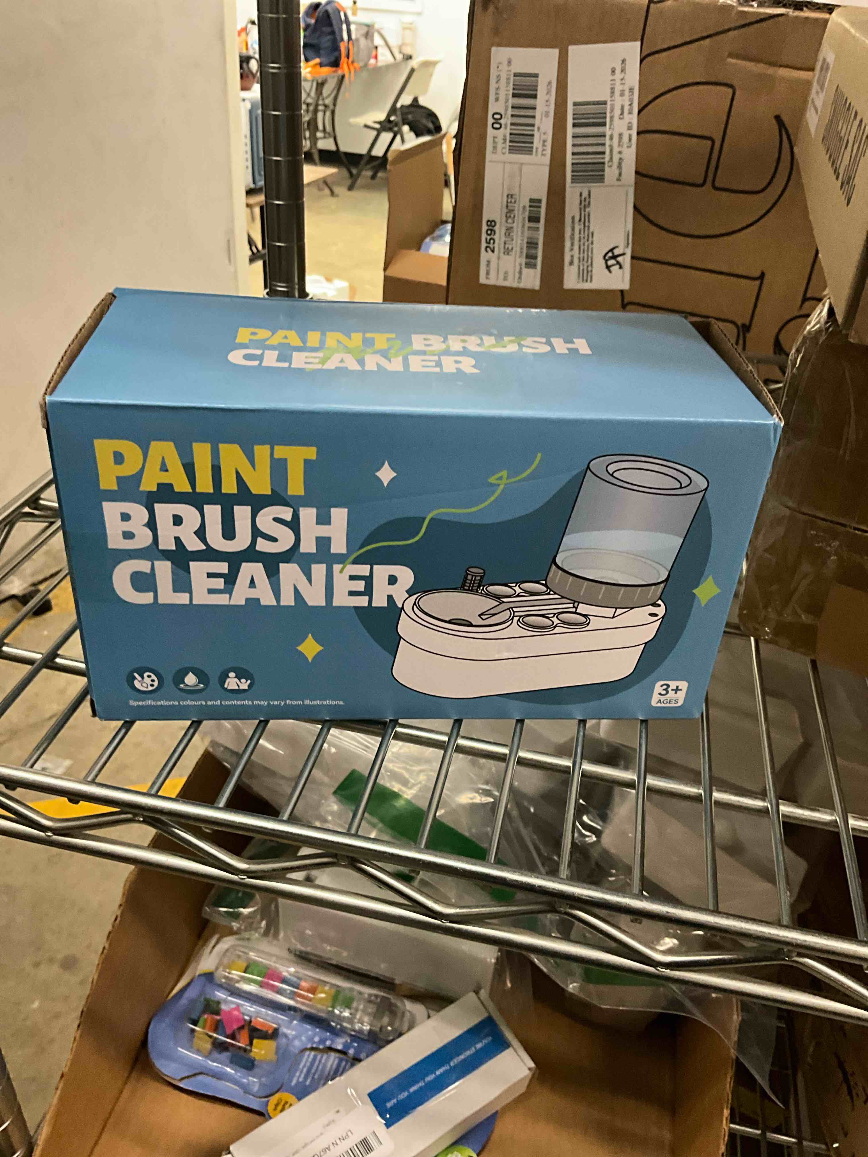 Condition photo showing Good Condition for 2026 Upgraded Paint Brush Cleaner: Art Supplies for Kids&Adults, Paint Station for Kids, Portable Water Circulation Paint Brush Washer Tool for Artists, New Year and Birthday Gifts for Kids&Adults