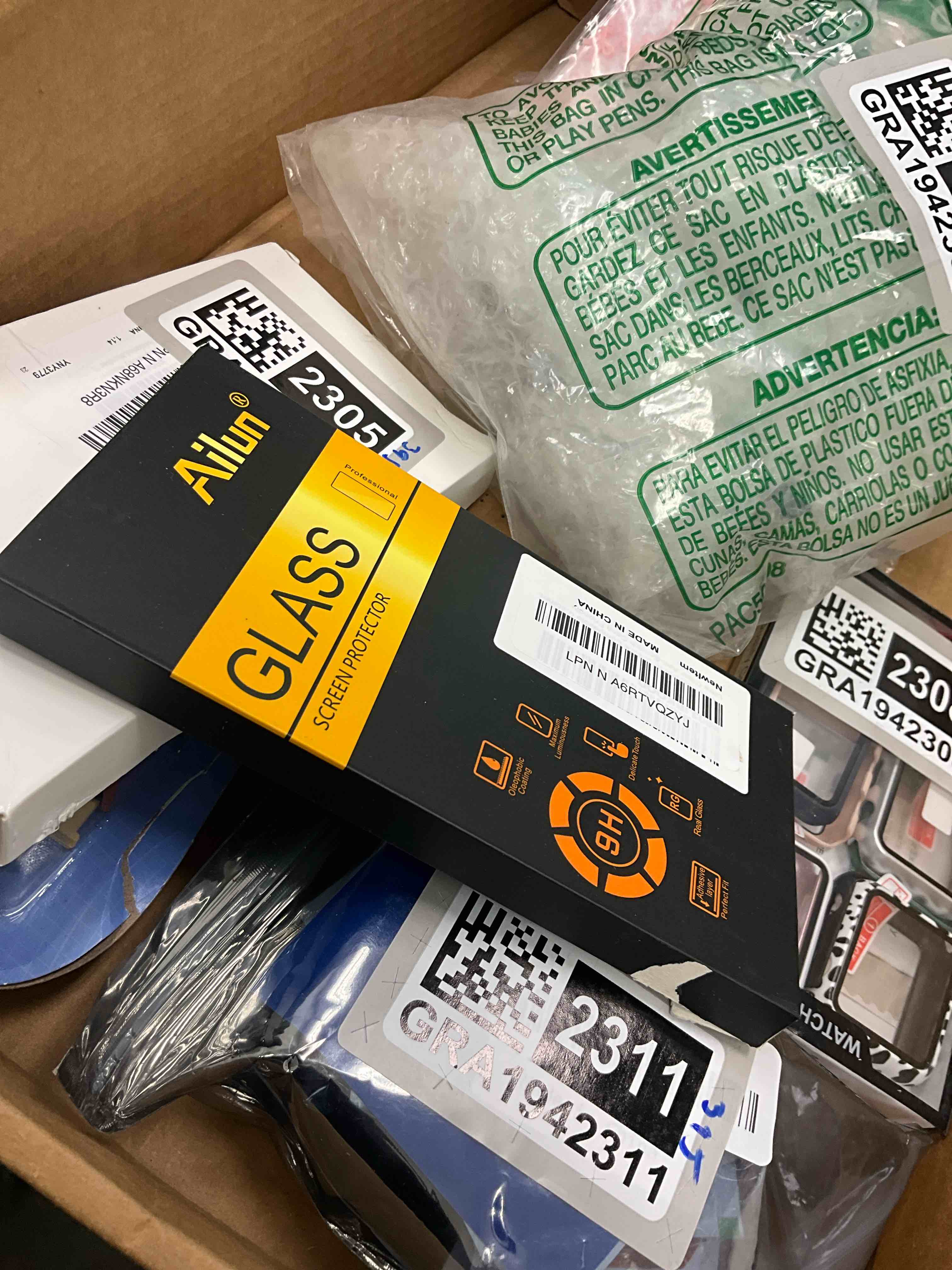 Condition photo showing Good Condition for Ailun Screen Protector for Galaxy S23 [6.1 Inch] 3Pack + 3Pack Camera Lens Tempered Glass Fingerprint Unlock Compatible 0.25mm Ultra Clear Anti-Scratch Case Friendly [Not For S23 Ultra] S23 6.1 inches Transparent