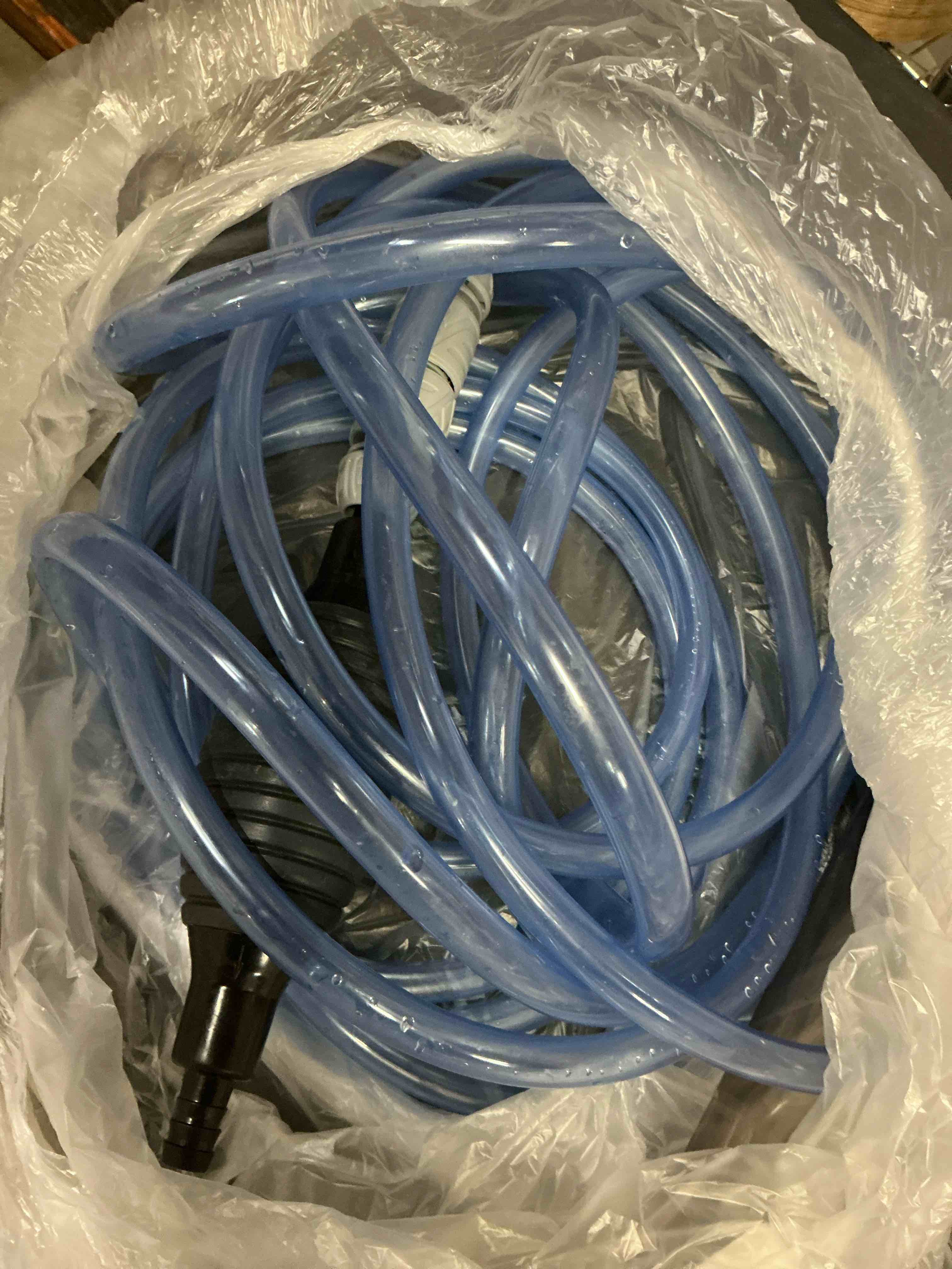 Condition photo showing Good Condition for Fish Tank Vacuum Gravel Cleaner Gravel Vacuum for Aquarium?Siphon Aquarium Water Changer for Fish Tank with Four Faucet Adapter and Long Hose(30 Feet) 30FT