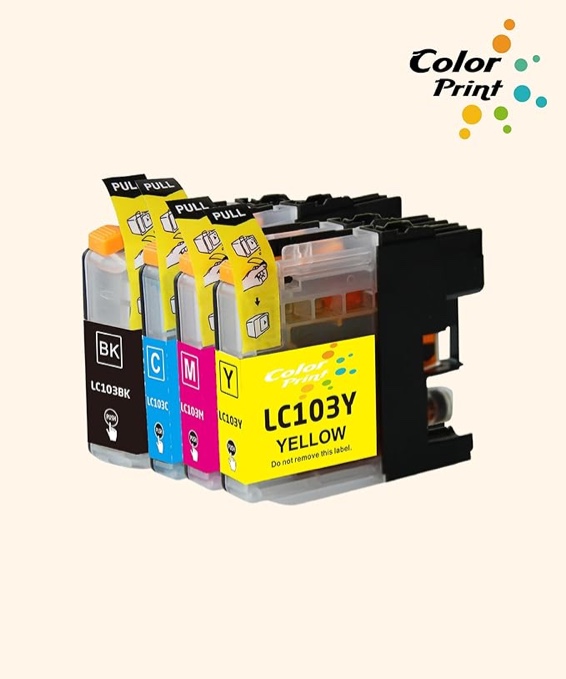 LC103 LC103XL Ink Cartridges High-Yield Replacement for Brother LC101 LC103 LC103CL Ink Cartridges f