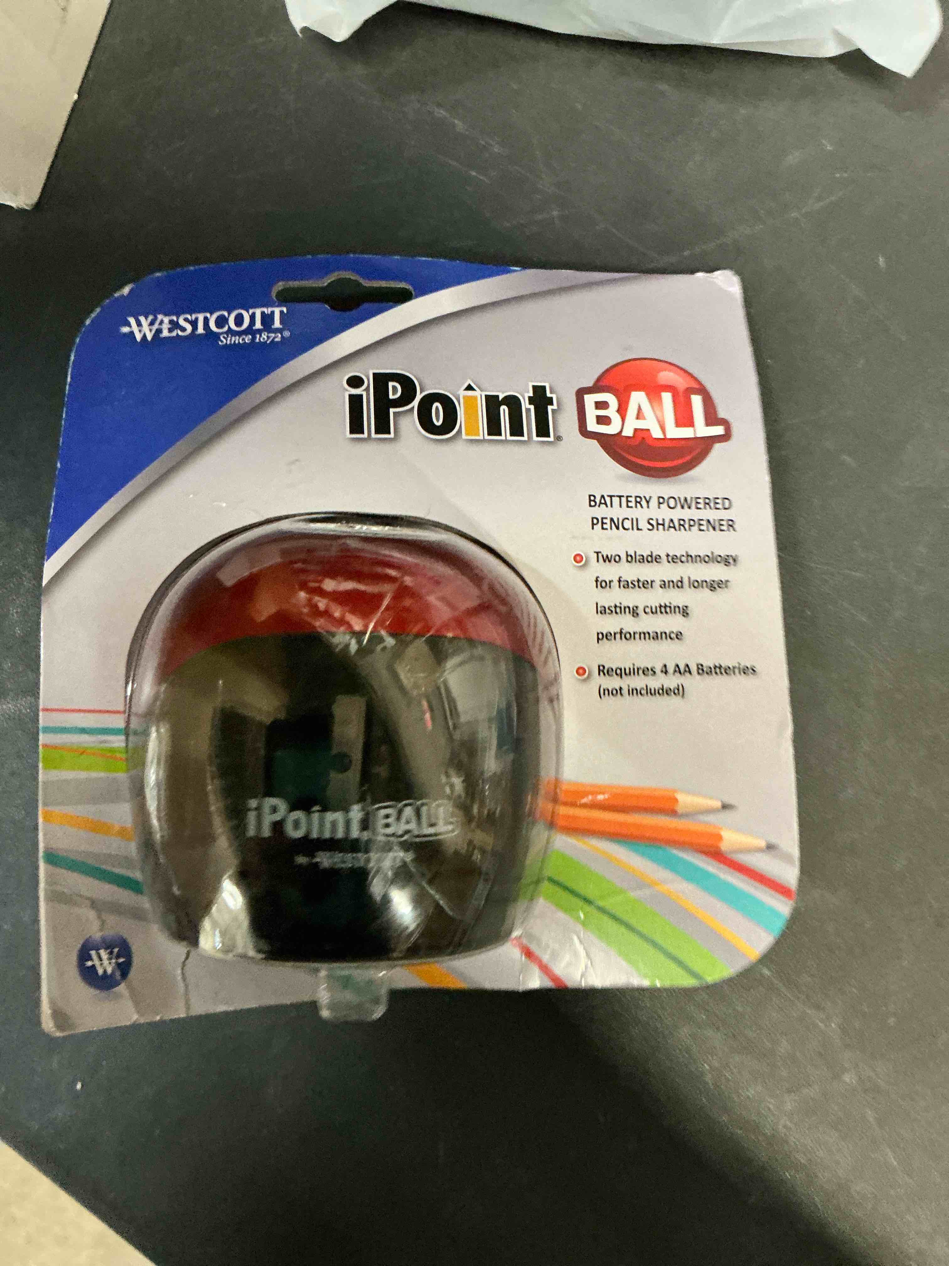 Condition photo showing Good Condition for Westcott iPoint Ball Battery Pencil Sharpener Single iPoint Ball