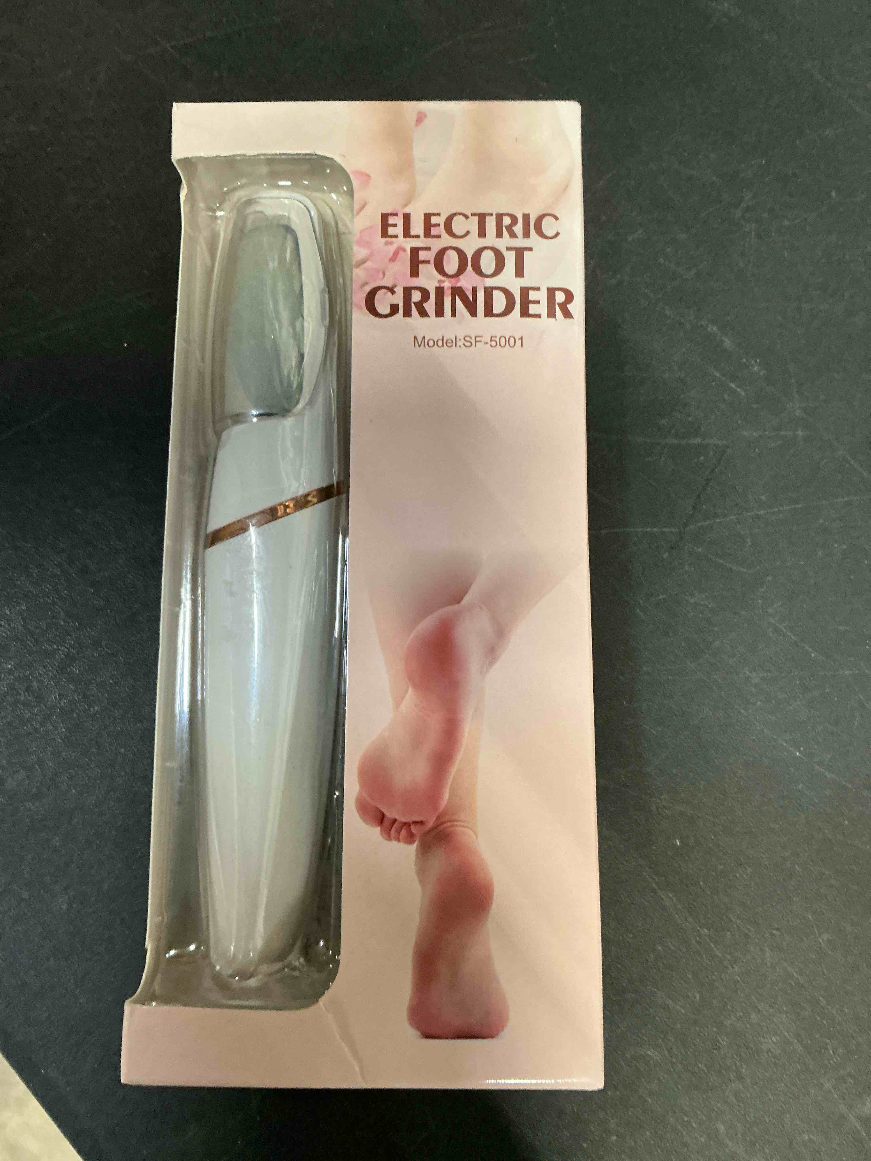 Condition photo showing Good Condition for Electric Foot File and Callus Remover,Professional Pedicure Tools for Dry, Calluses, Dead, Cracked, Hard Skin,Equipped with 2 Grinding Heads and 1 Cleaning Brush