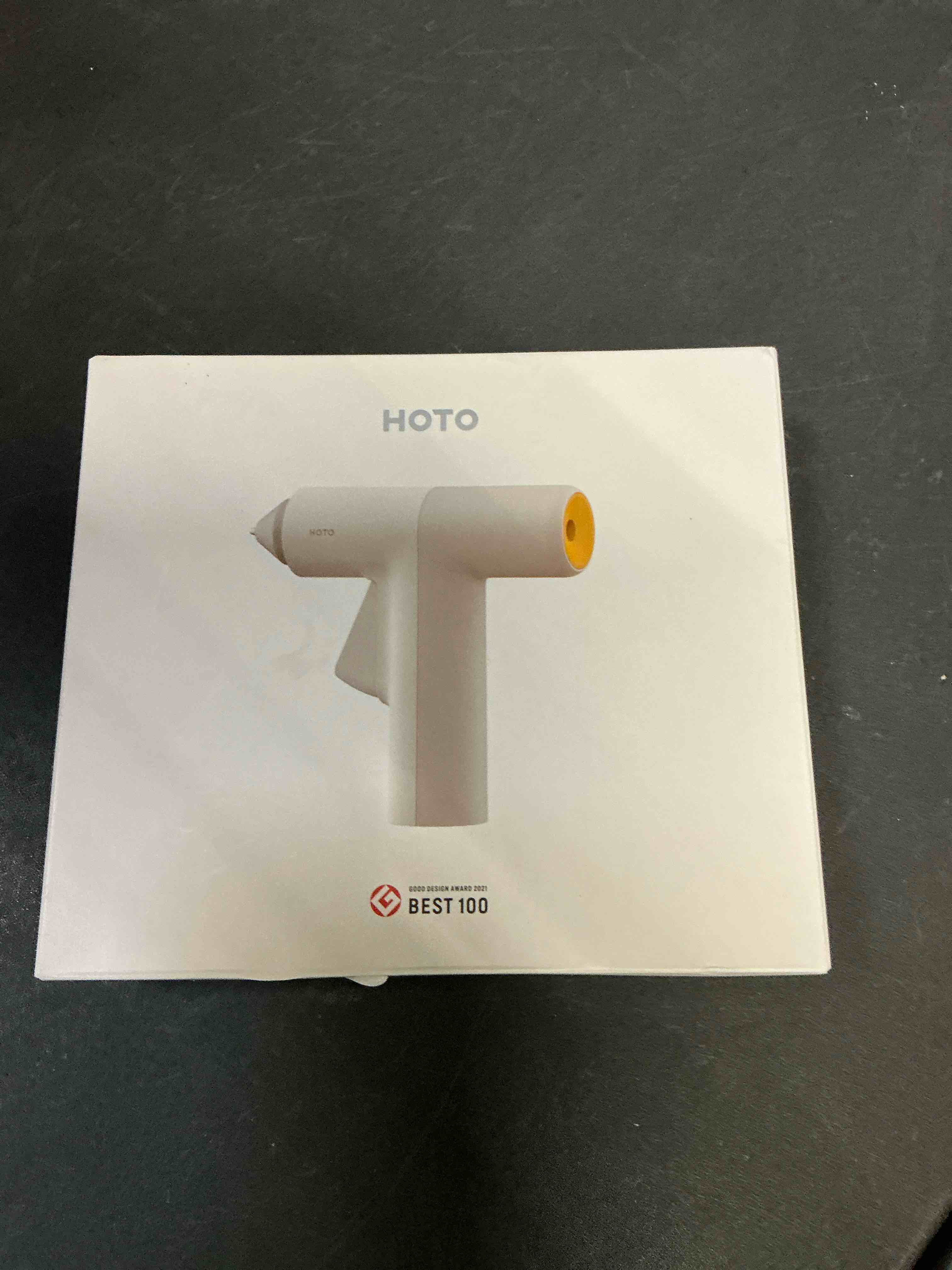 Condition photo showing Good Condition for HOTO Cordless Hot Glue Gun, Minimalist Style, 30s Heating Fast, Smart Power-off, Compact Size, Intelligent Temperature Control, USB-C Rechargeable,10 Mini Sticks for Crafts, DIY Arts, Home Repairs Manual Hot Glue Gun