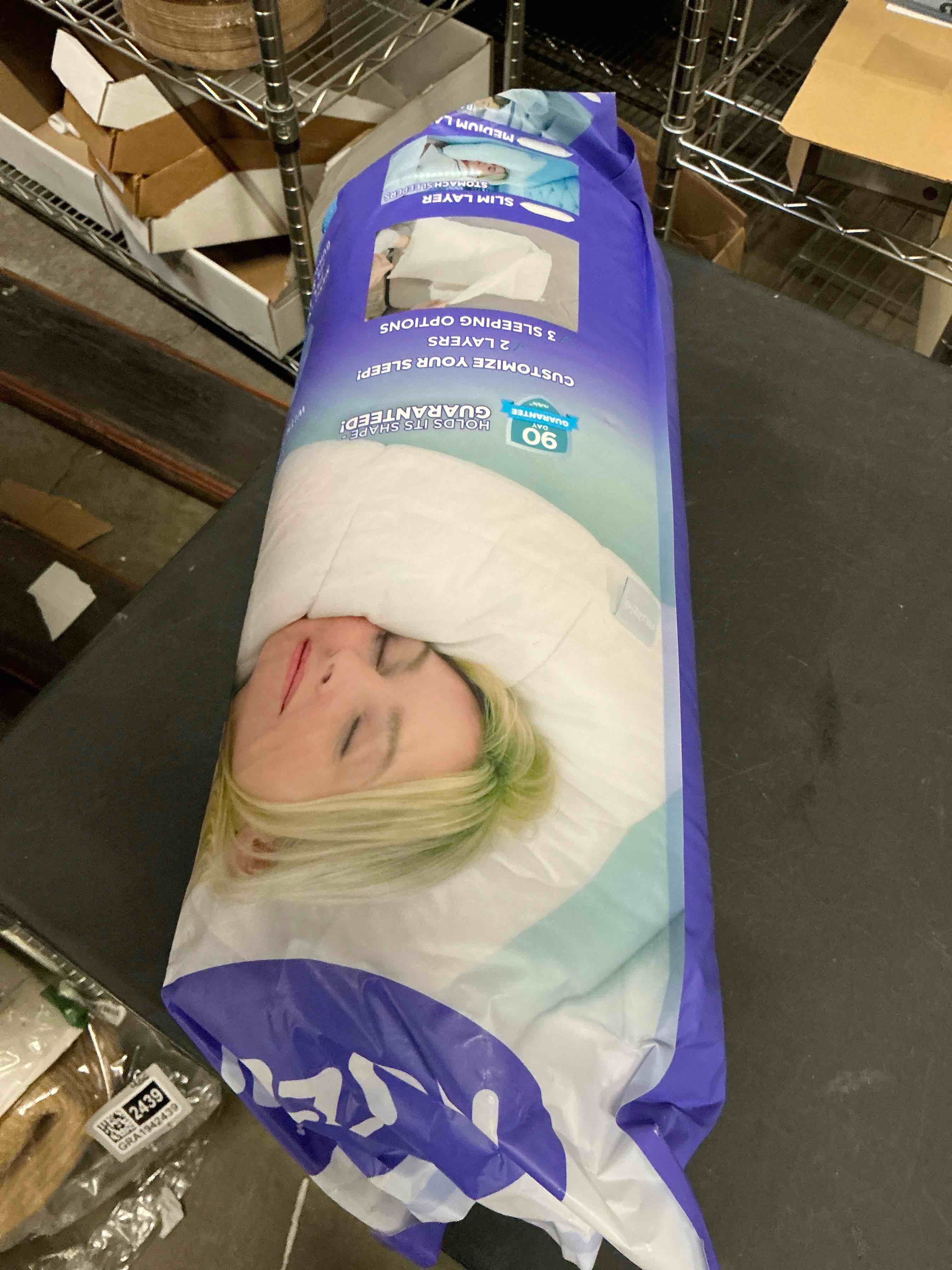 Condition photo showing New/Like New for Nuzzle Adjustable Pillow for Side Sleepers, Luxury King Size Bed Pillow Hotel Collection - Best Adjust Height Soft Firm Pillow for Back, Stomach or Side Sleepers