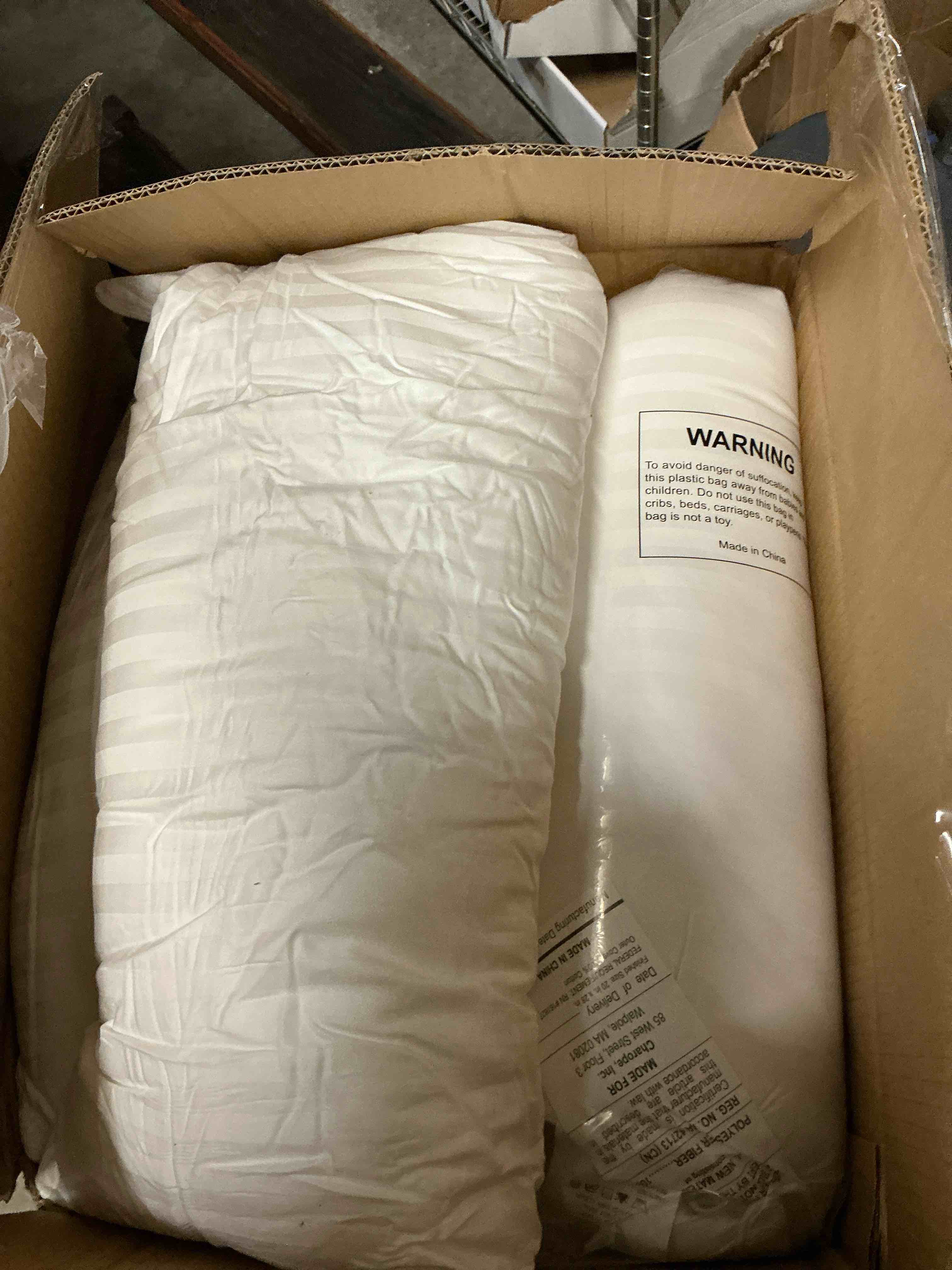 Condition photo showing Good Condition for Beckham Hotel Collection Bed Pillows Standard/Queen Size Set of 2 - Original Soft Down Alternative Pillow for Sleeping - Soft Support for Back, Stomach or Side Sleepers Queen / Standard White
